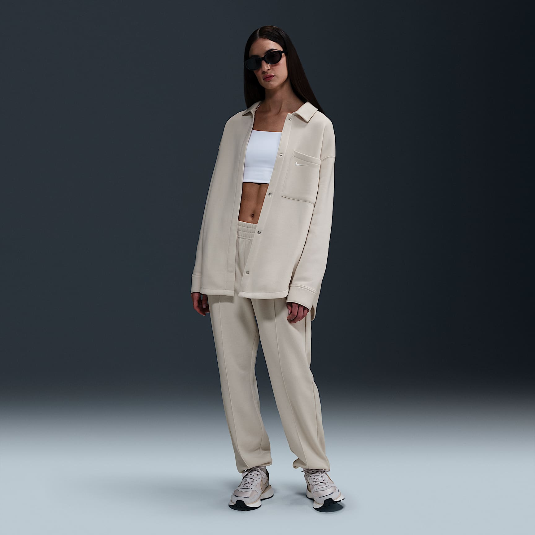 Nike Sportswear Phoenix Fleece Women's Oversized Shirt Jacket