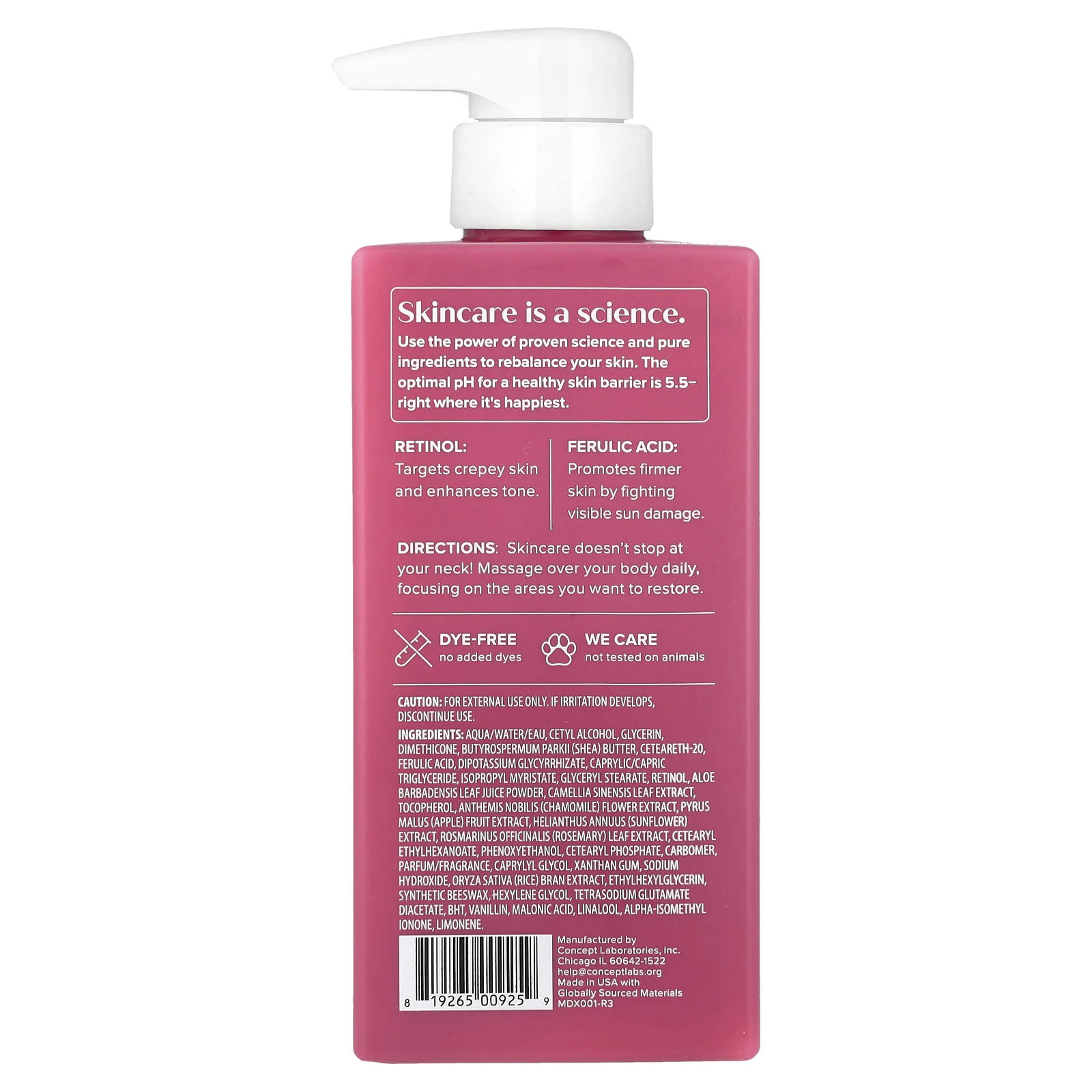 Medix 5.5, Ретинол + феруловая кислота, средство против провисания, 15 жидких унций (444 мл)