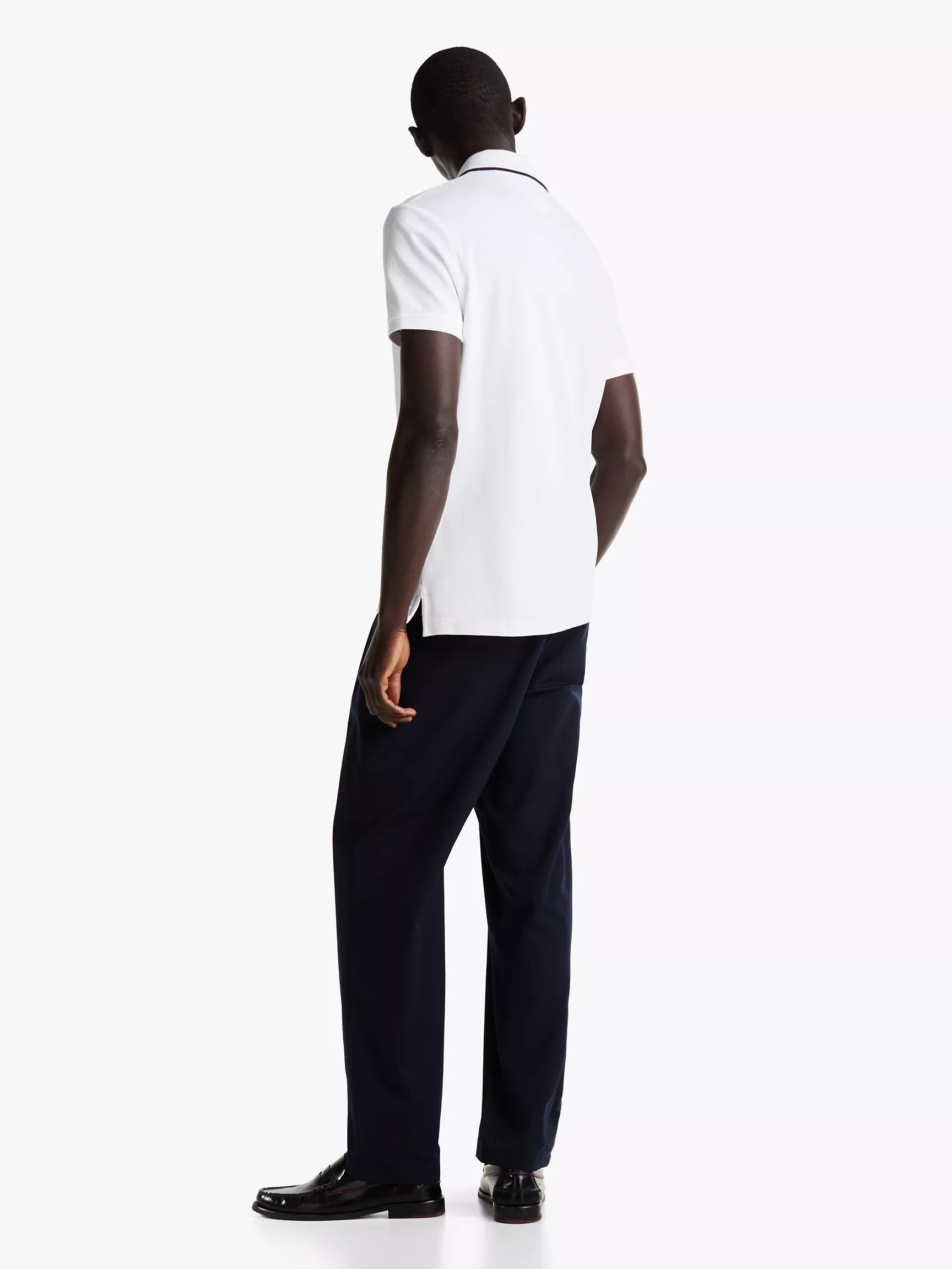 Мужское поло Tommy Hilfiger, Стандартное поло с вышитым логотипом Hilfiger