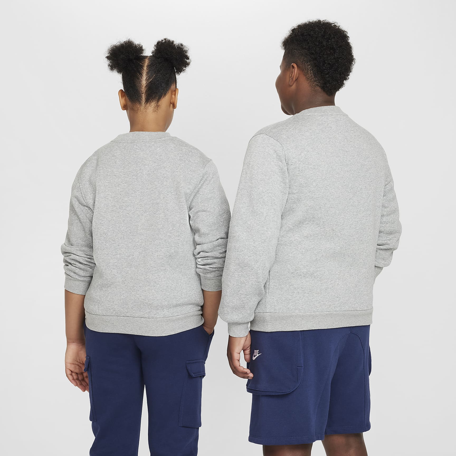 Nike Sportswear Club Fleece Big Kids' Sweatshirt (Extended Size)