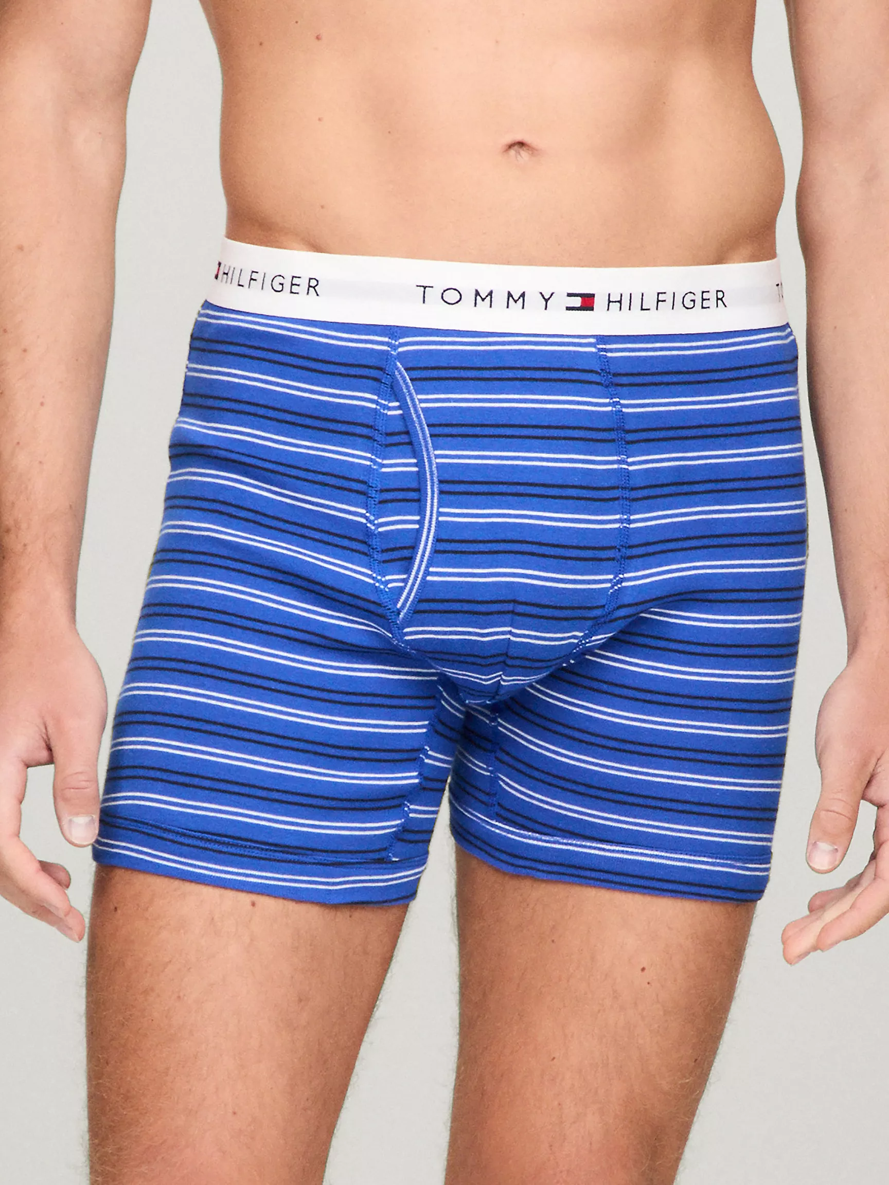 Мужское нижнее белье Tommy Hilfiger, Классические хлопковые боксеры-брифы (набор 3 шт.)