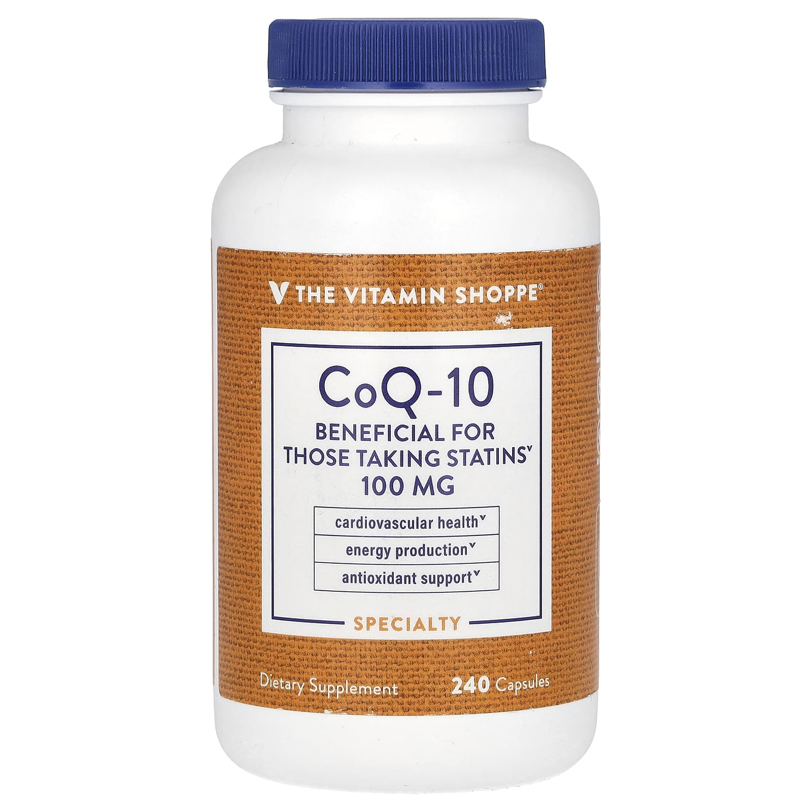 The Vitamin Shoppe, коэнзим Q10, 100 мг, 240 капсул