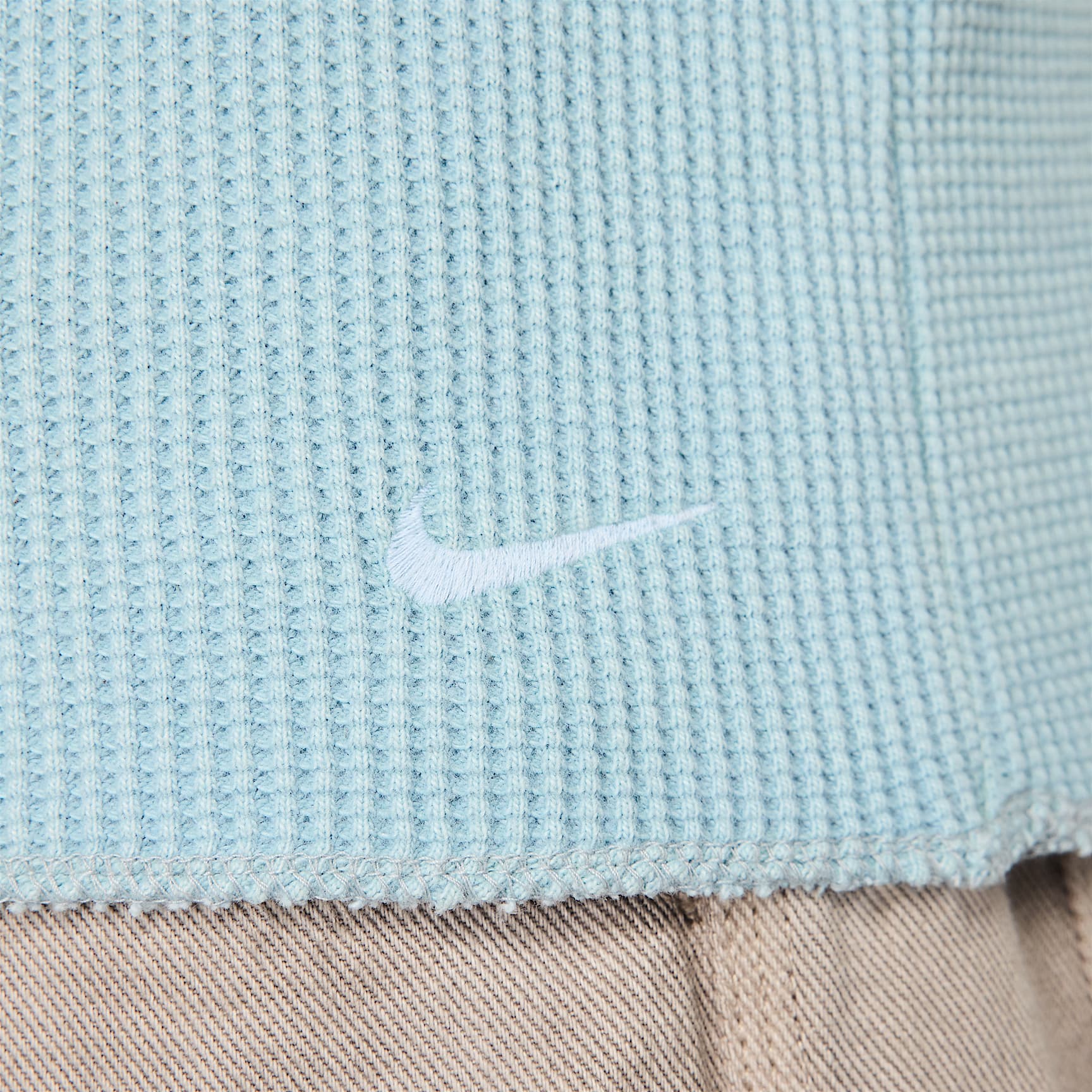 Nike Life Men's Heavyweight Waffle Long-Sleeve Top