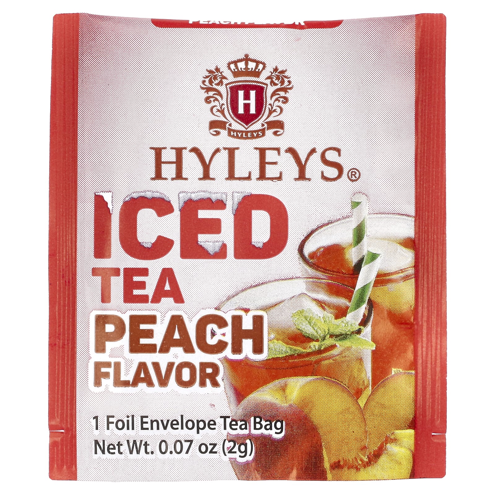 Hyleys Tea, Черный чай со льдом, спокойствие, 20 чайных пакетиков в индивидуальной упаковке, 40 г (1,41 унции)