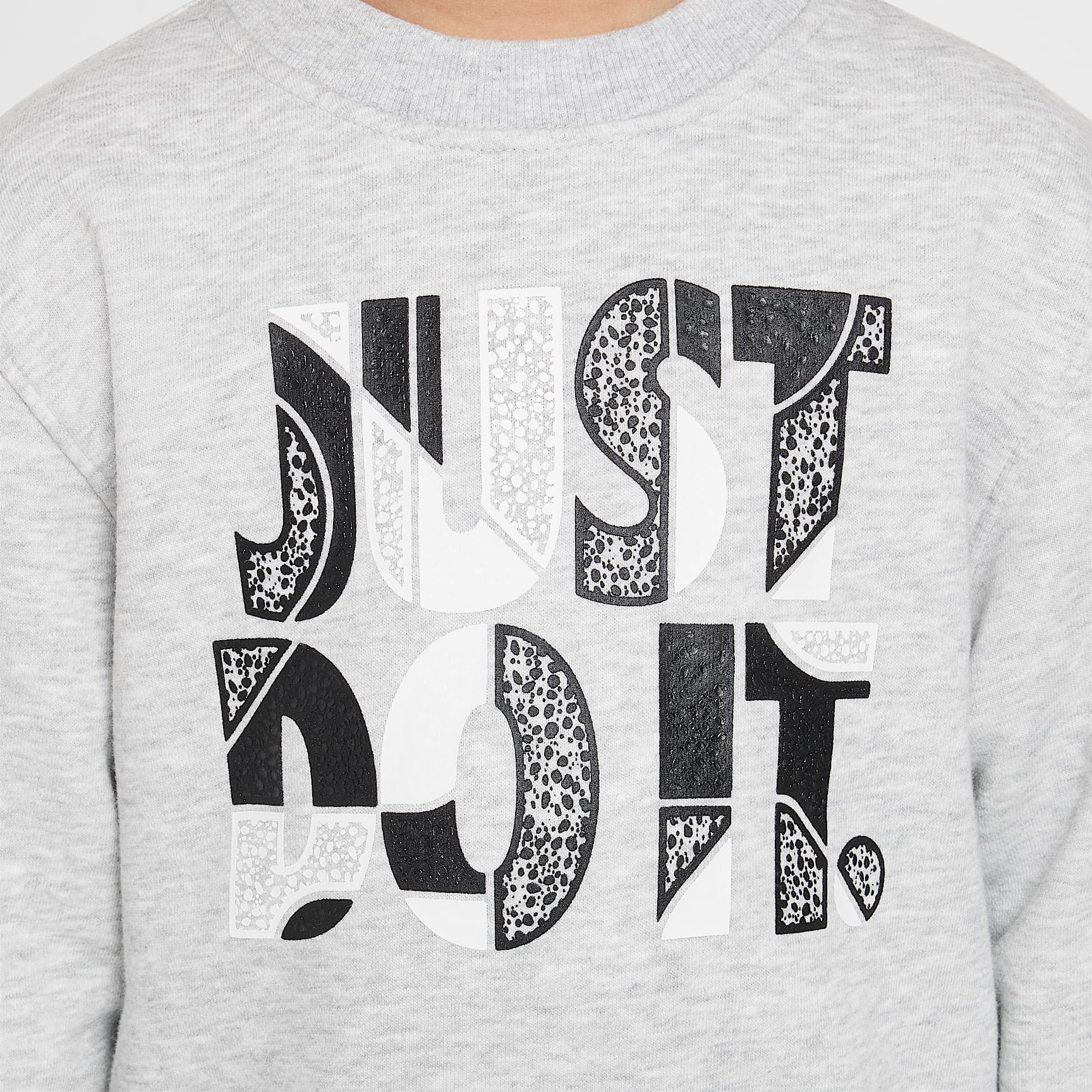 Nike Sportswear "Outside the Lines" Little Kids' French Terry Crew Top