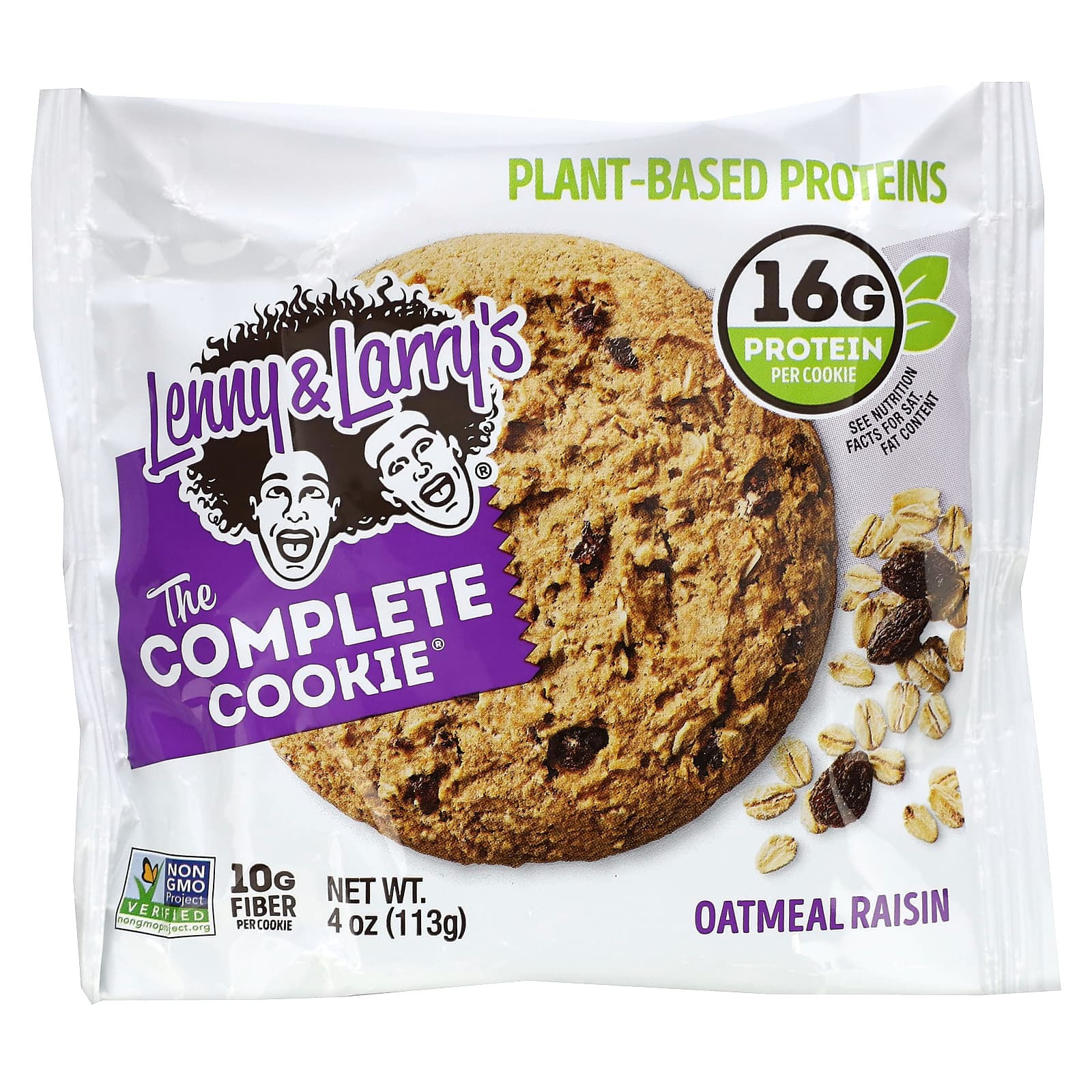 Lenny & Larry's, The COMPLETE Cookie, овсяное печенье с изюмом, 12 печений, 113 г (4 унции)