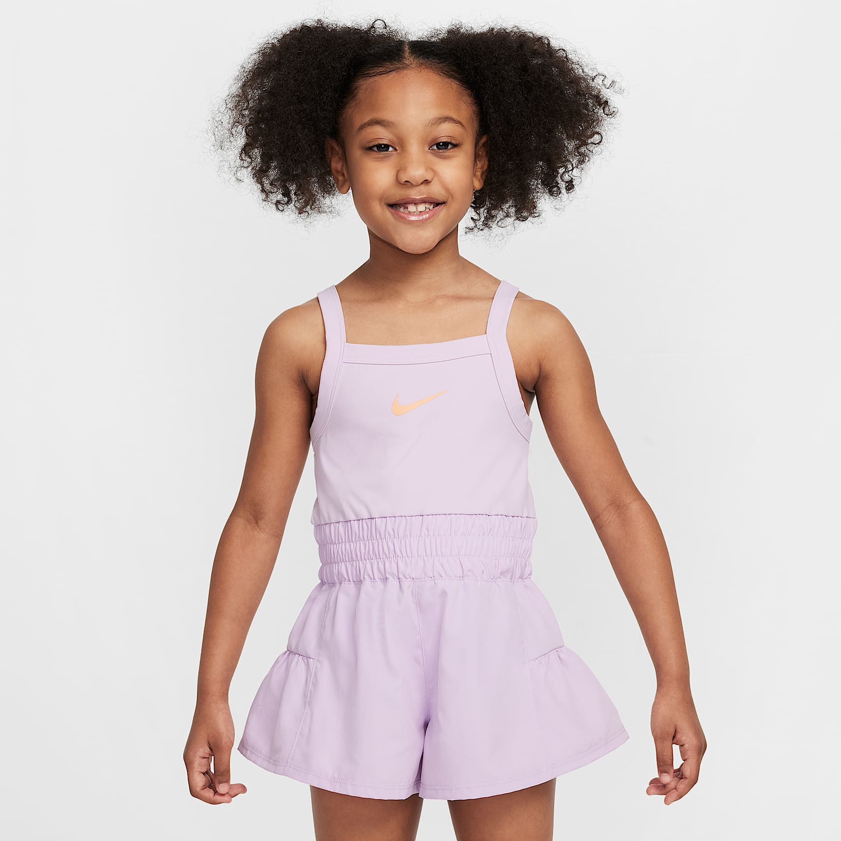 Nike Dri-FIT Sunny Swoosh Little Kids' Runsie Romper