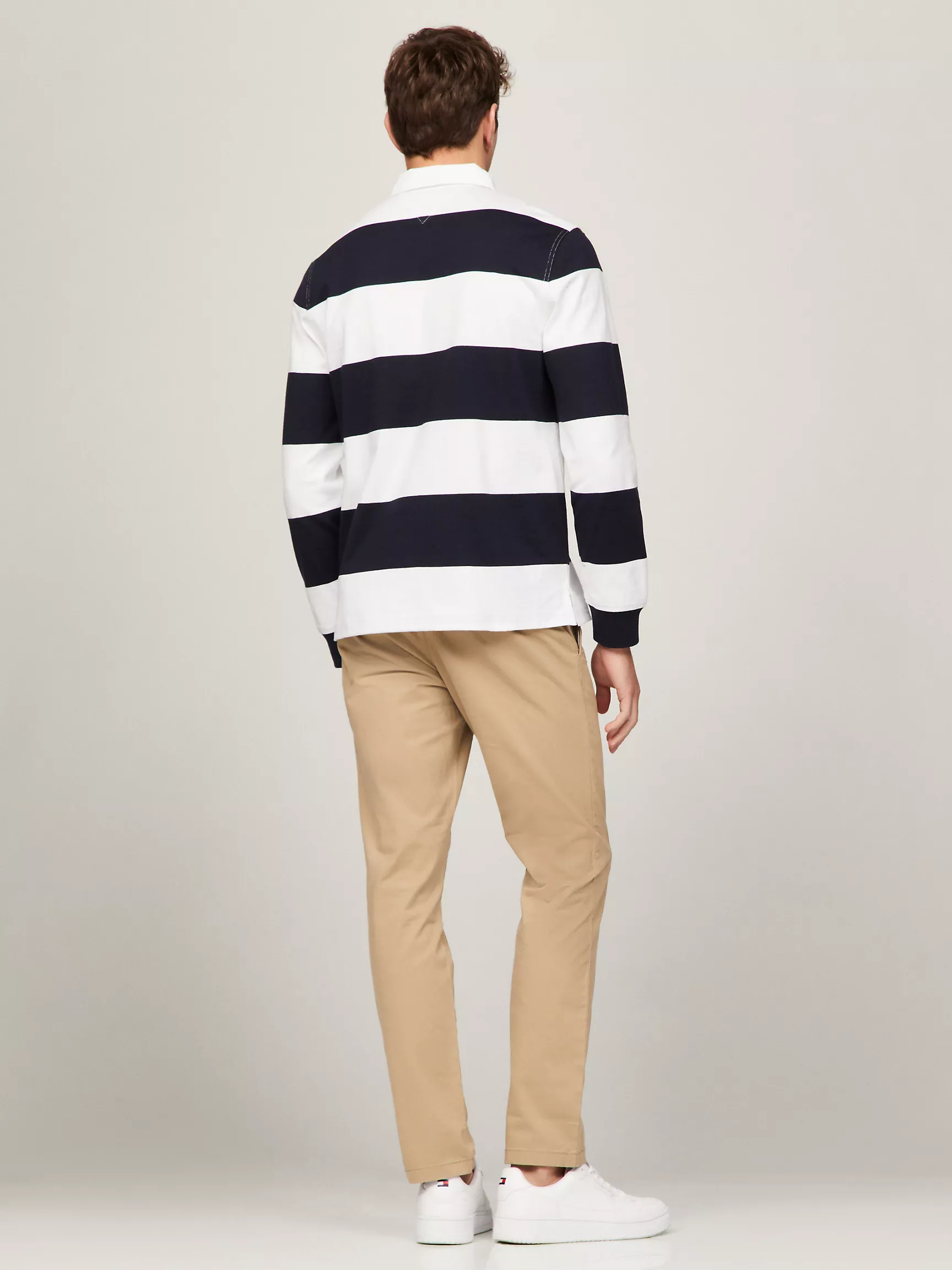 Мужское поло Tommy Hilfiger, Регбийное поло с длинными рукавами