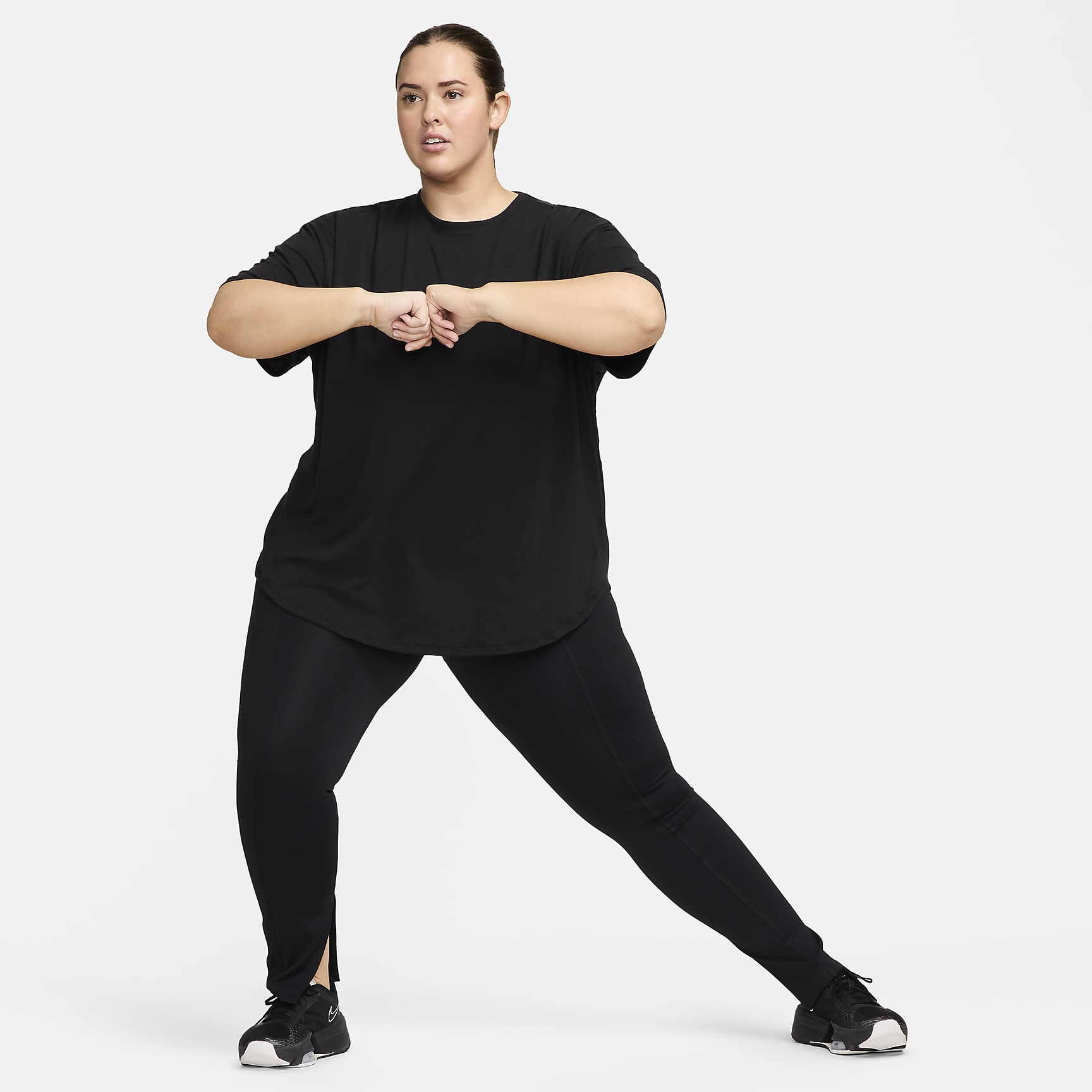 Nike One Relaxed Women's Dri-FIT Short-Sleeve Top (Plus Size)