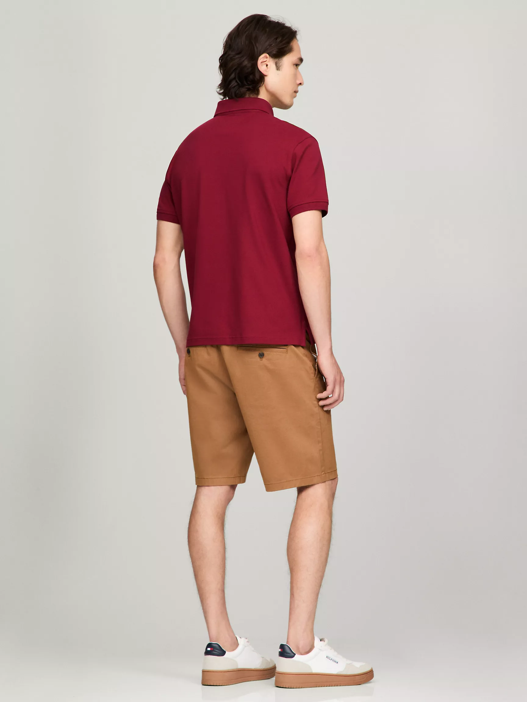 Мужское поло Tommy Hilfiger, Эластичное поло стандартного кроя Tommy