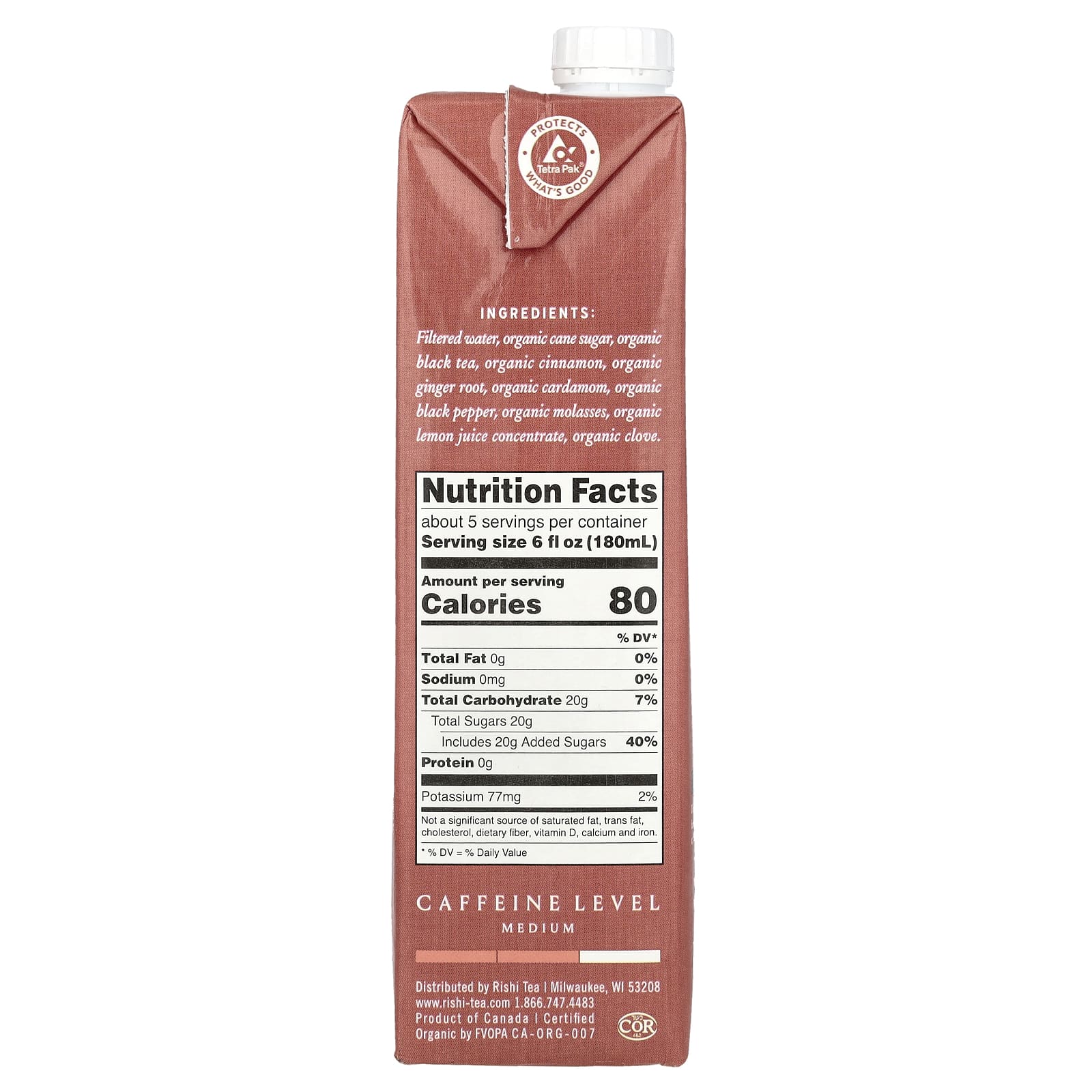 Rishi Tea, Концентрат органического чая, масала чай, 946 мл (32 жидк. Унции)