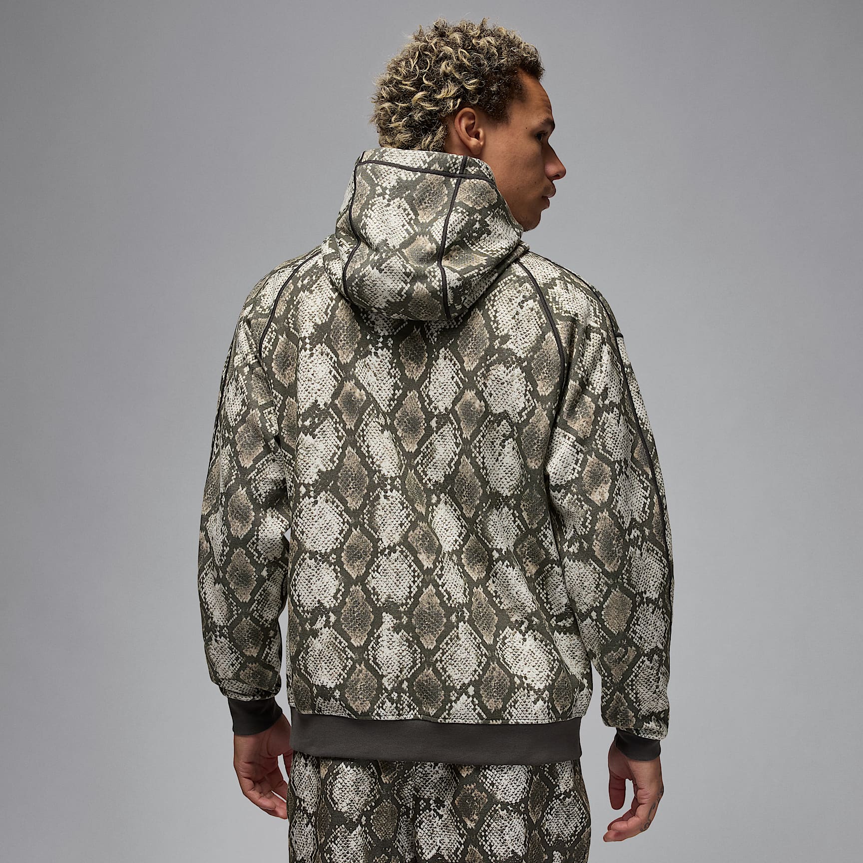 Jordan Sport Hoop Fleece Men's Dri-FIT Printed Pullover Hoodie