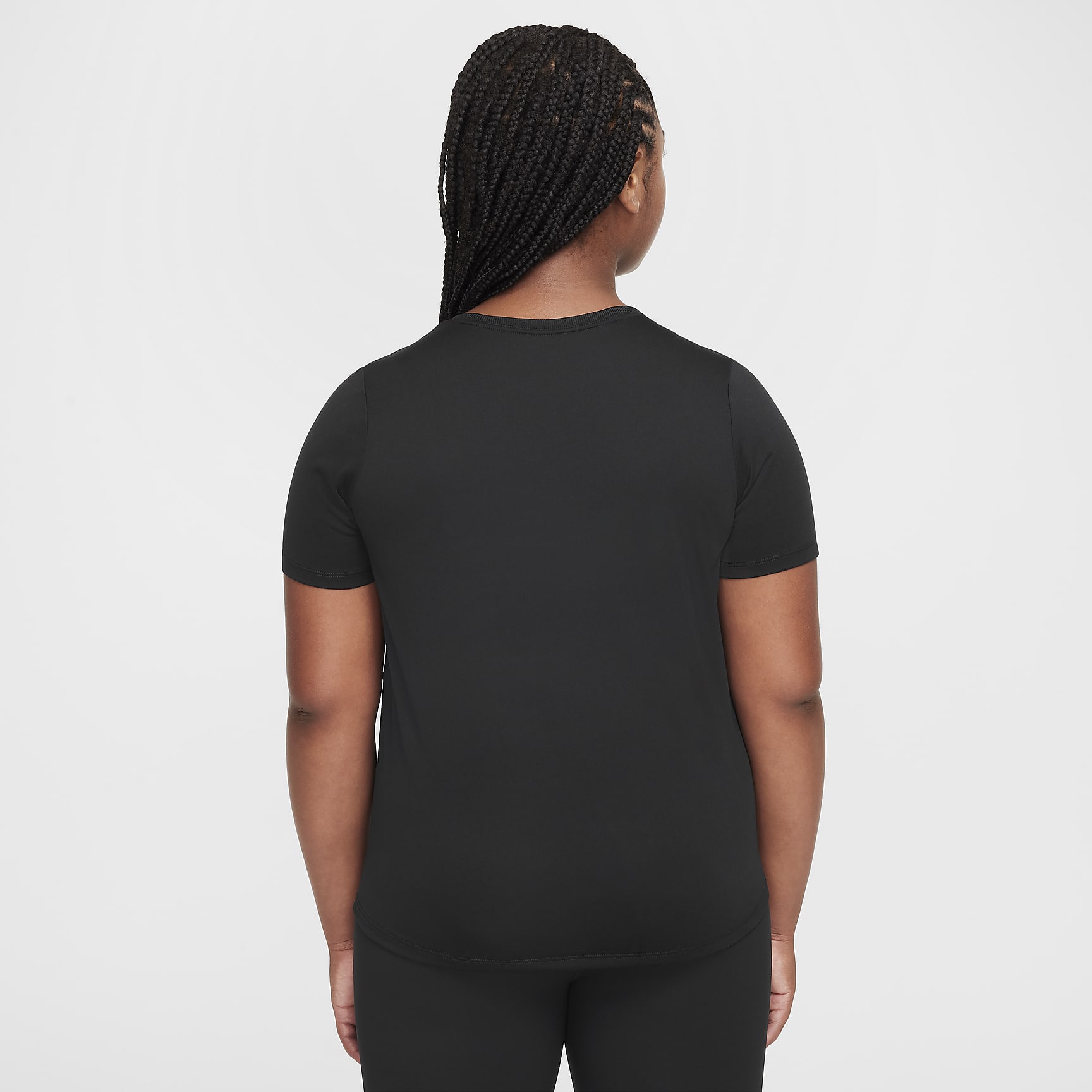 Nike One Big Kids' (Girls') Dri-FIT Short-Sleeve Training Top (Extended Size)