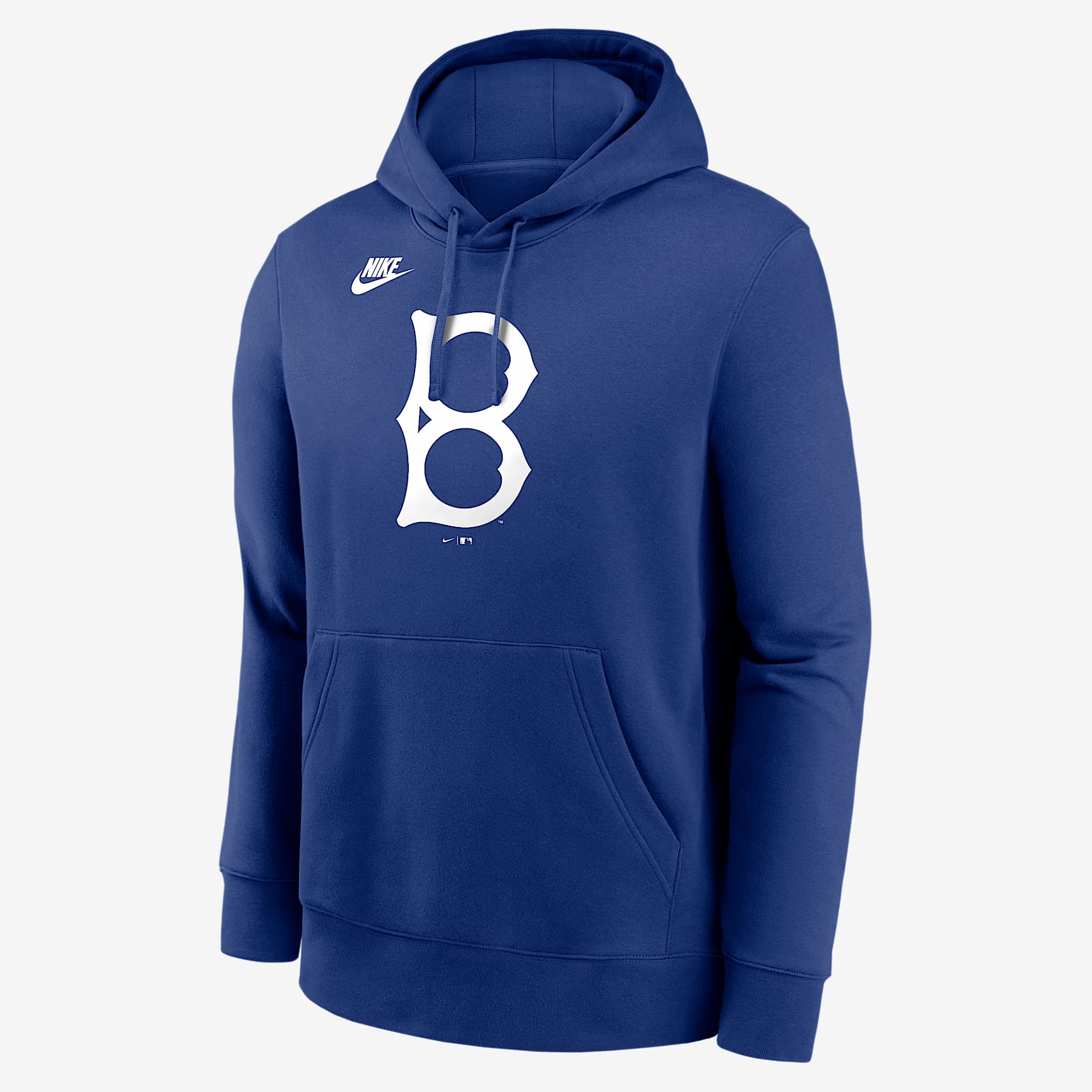 Brooklyn Dodgers Cooperstown Logo Club Men's Nike MLB Pullover Hoodie