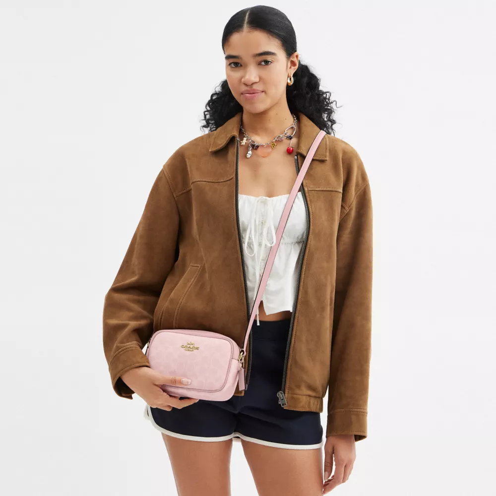 Сумка COACH Mini Jamie Camera Bag In Signature Canvas