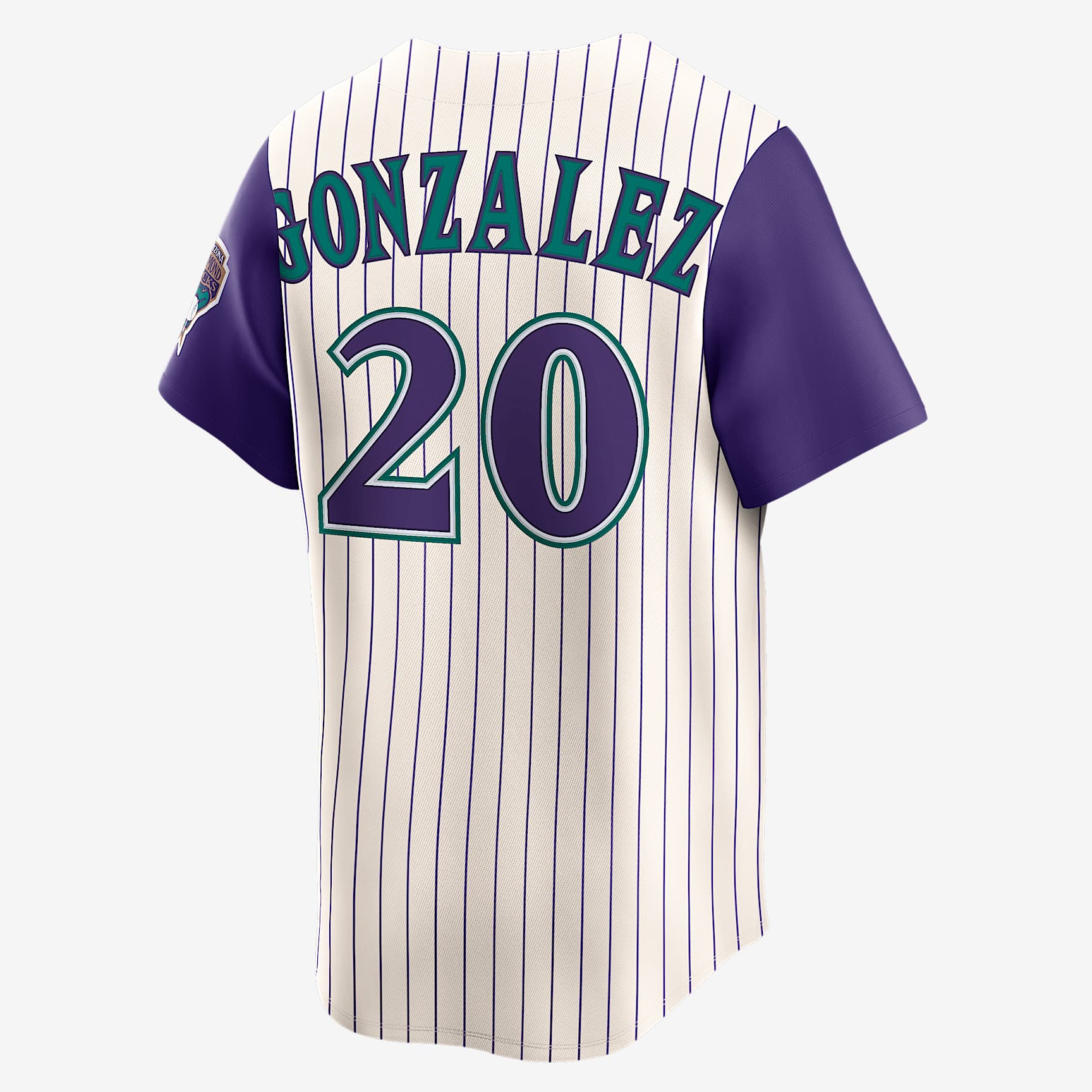 Luis Gonzalez Arizona Diamondbacks Cooperstown Men's Nike Dri-FIT ADV MLB Limited Jersey