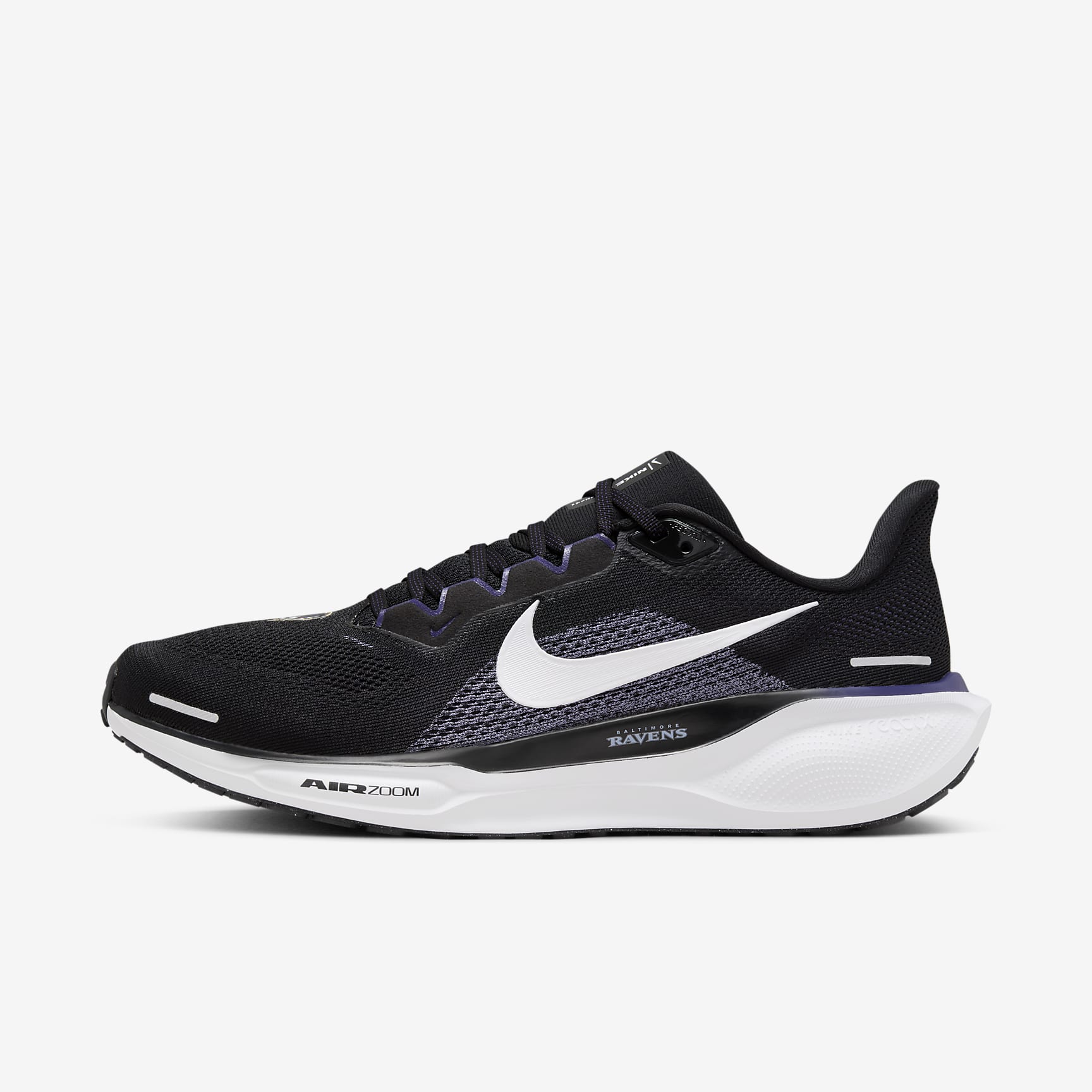 Nike Pegasus 41 NFL Baltimore Ravens Men's Road Running Shoes