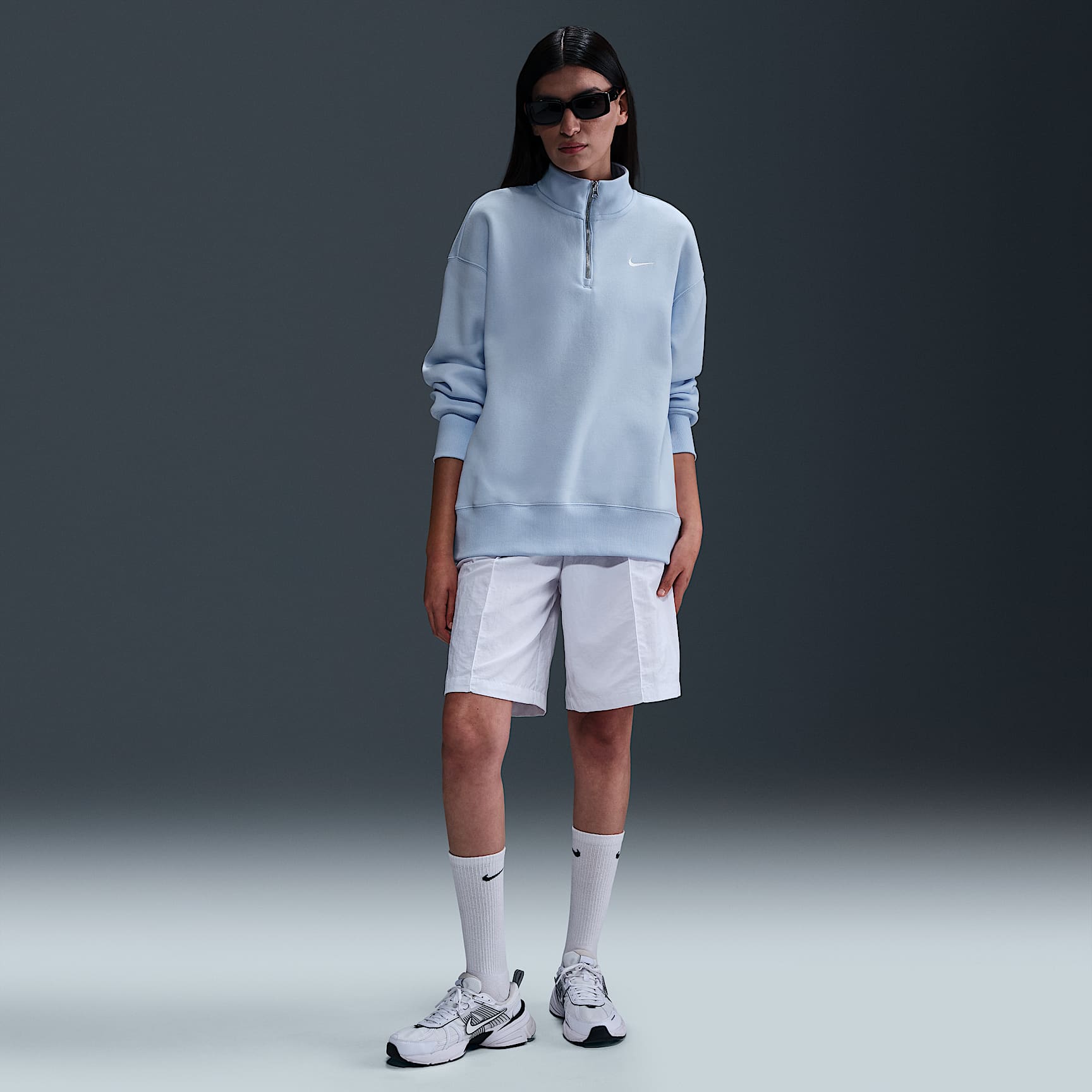 Nike Sportswear Phoenix Fleece Women's Oversized 1/4-Zip Long Sweatshirt