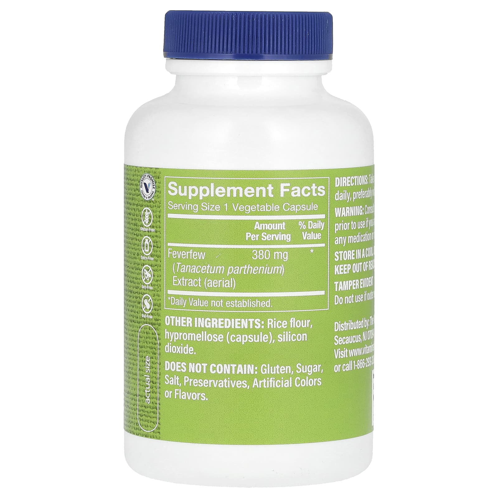 The Vitamin Shoppe, Пиретрум, 380 мг, 100 растительных капсул