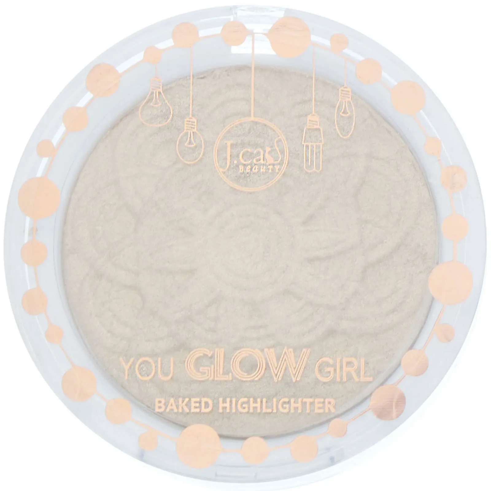 J.Cat Beauty, You Glow Girl, запеченый хайлайтер, оттенок YGG105 «Лунный свет», 8,5 г