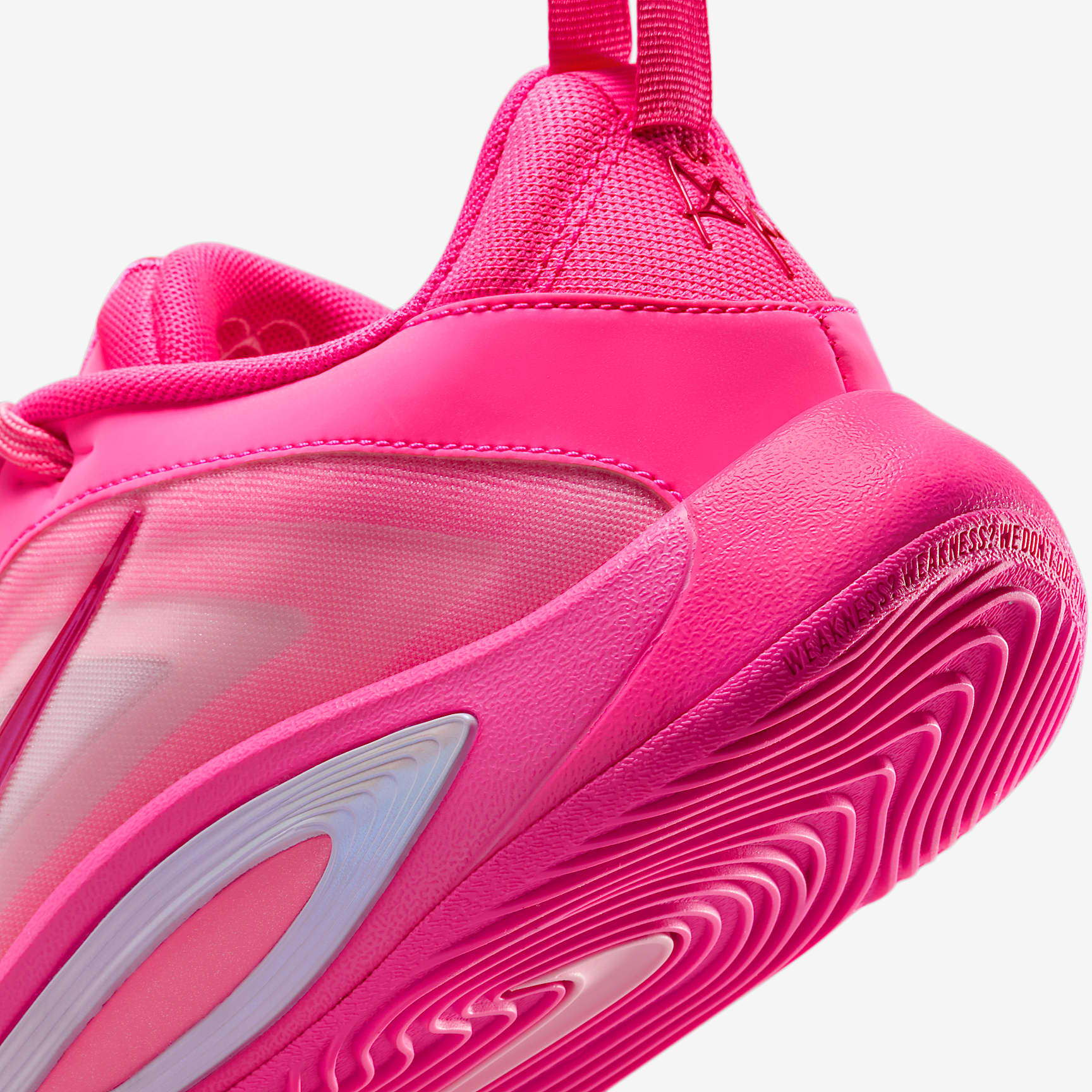 A'One "Pink A'ura" A'ja Wilson Big Kids' Basketball Shoes