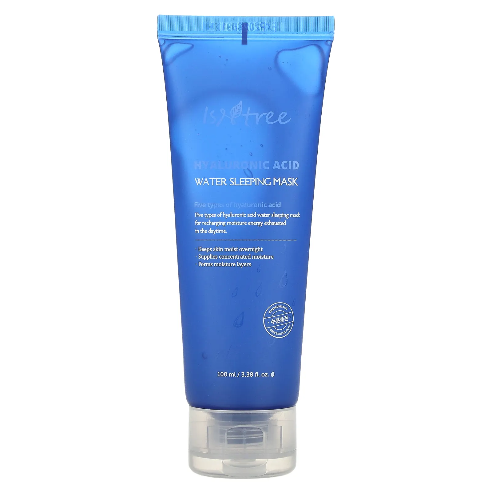 ISNtree, Водная маска для сна с гиалуроновой кислотой, 100 мл (3,38 жидк. Унции)