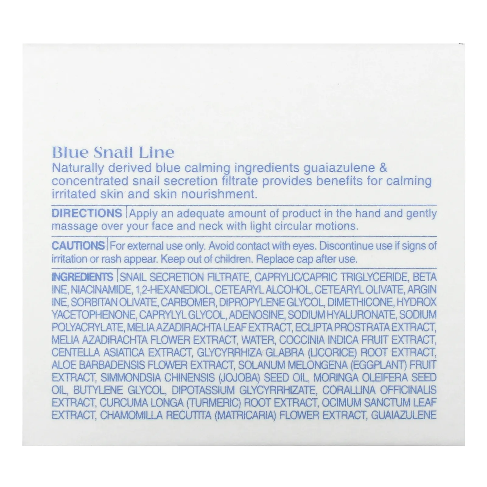 It's Skin, Увлажняющее средство с синей улиткой, 50 мл (1,69 жидк. Унции)