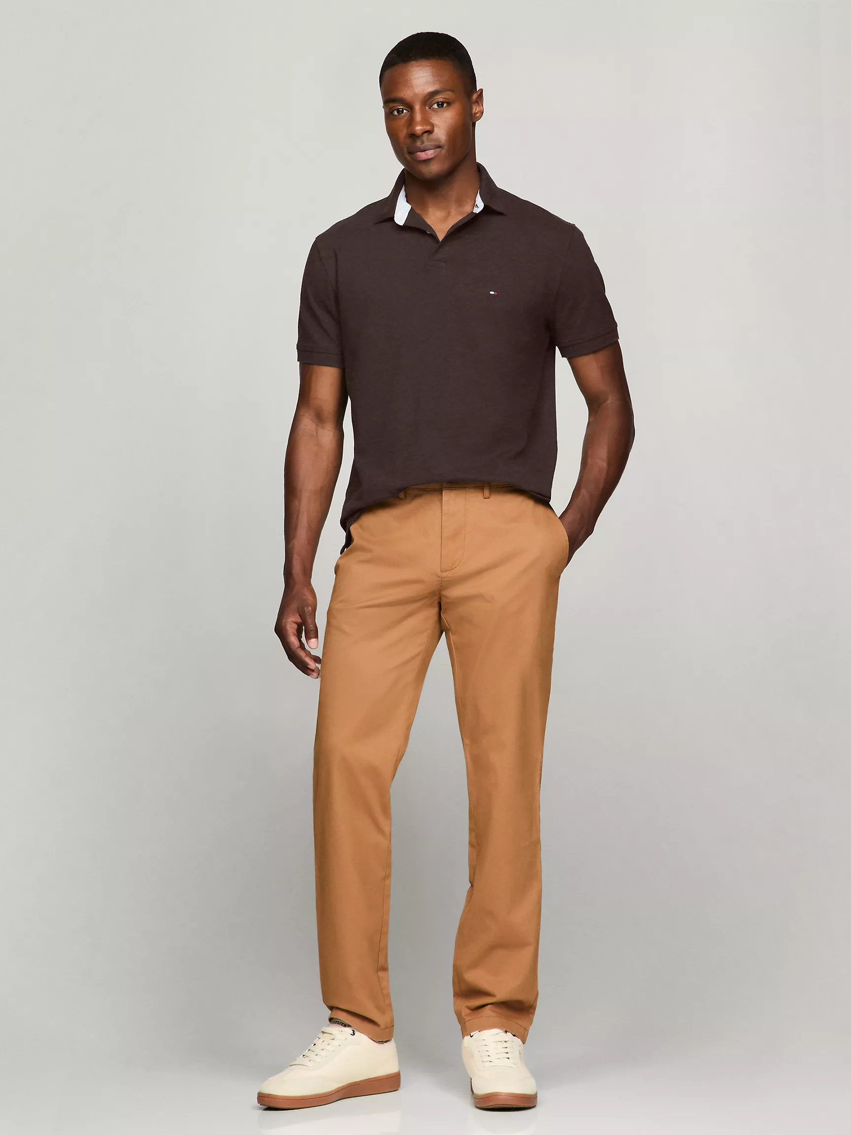 Мужское поло Tommy Hilfiger, Эластичное поло стандартного кроя Tommy