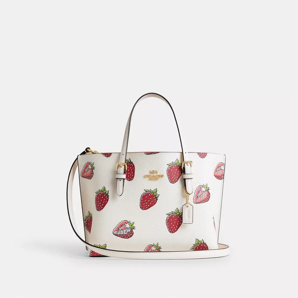 Сумка COACH Mollie Tote Bag 25 With Strawberry Print