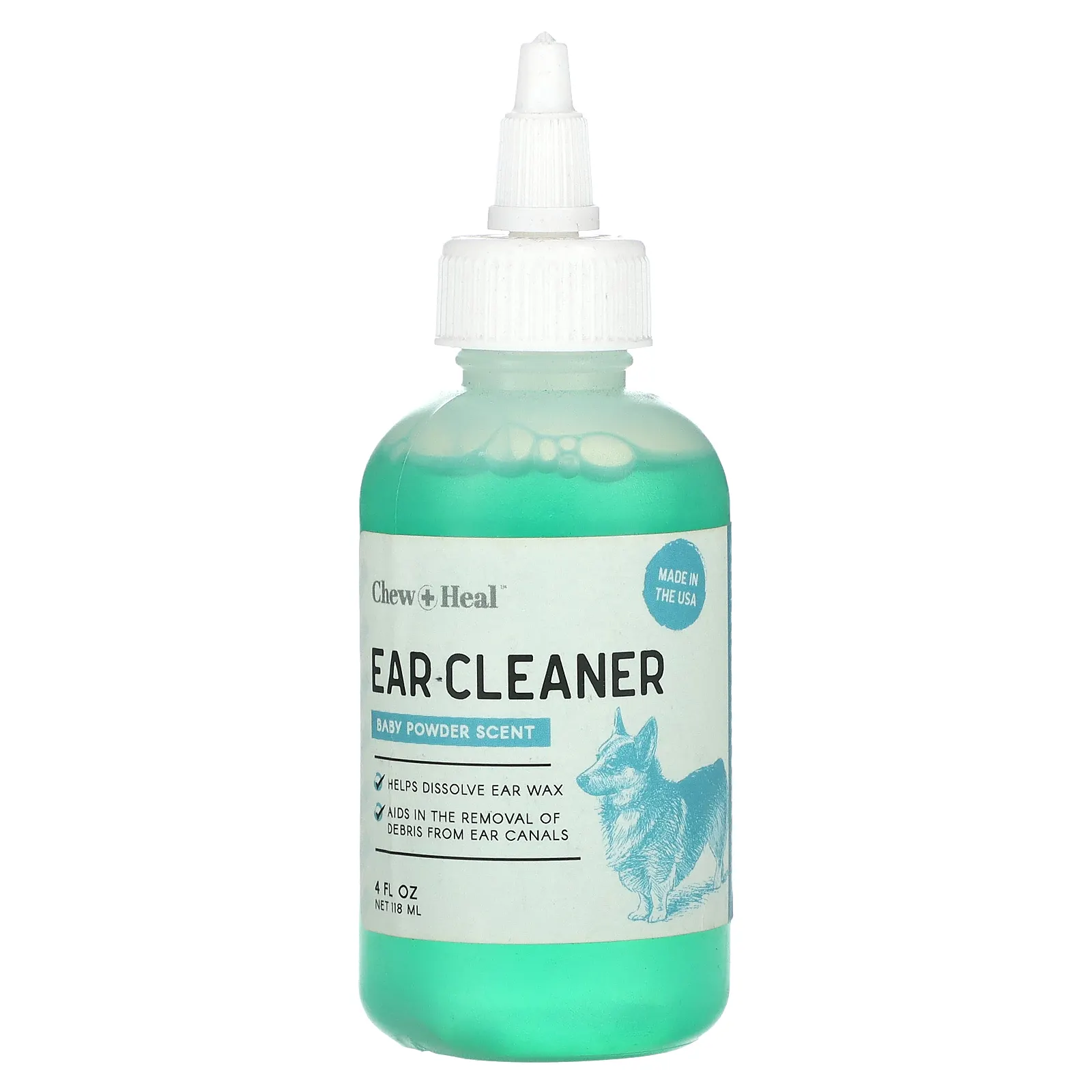 Chew + Heal, Ear-Cleaner, детская присыпка с ароматом, 118 мл (4 жидк. Унции)