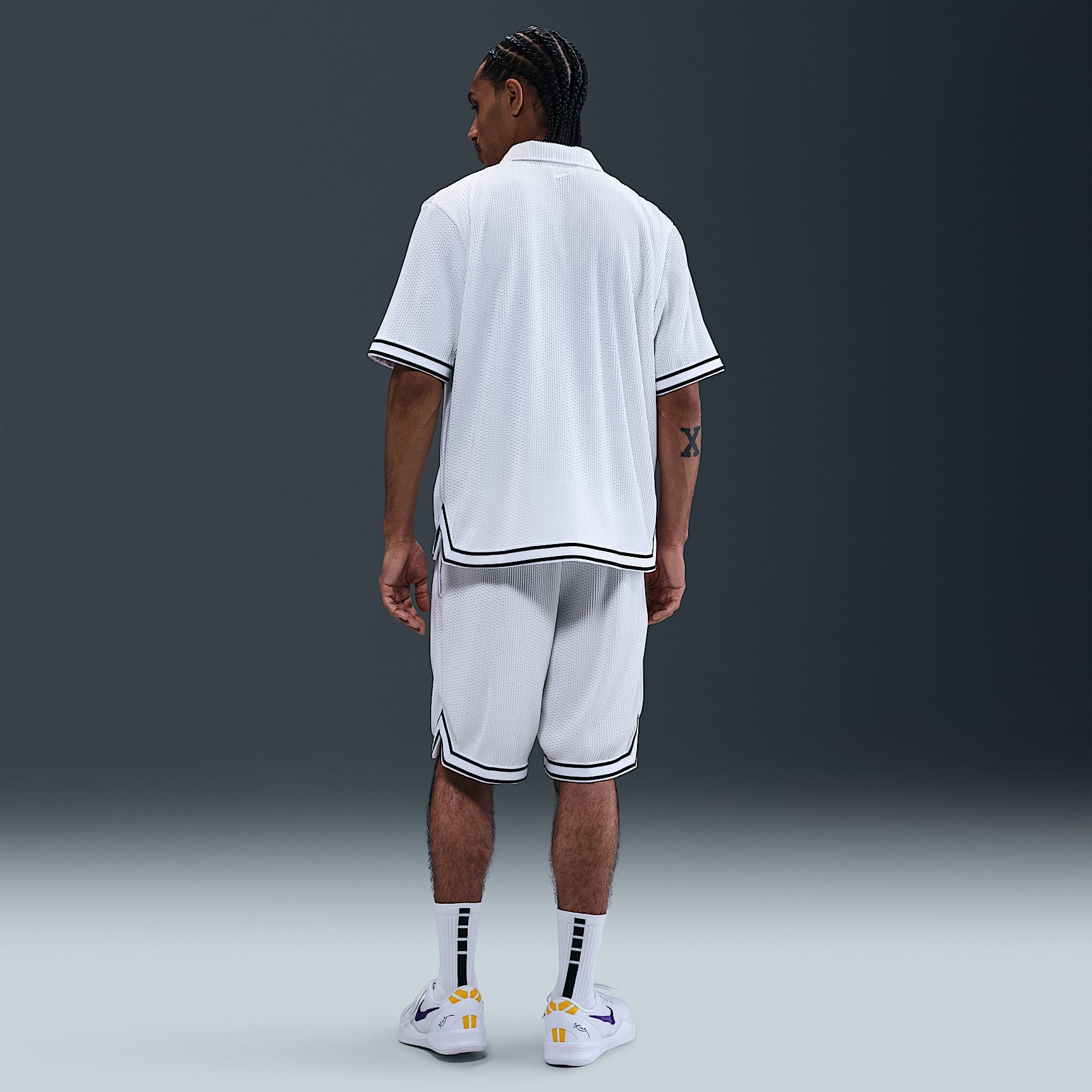 Kobe Men's Pleated Short-Sleeve Basketball Top