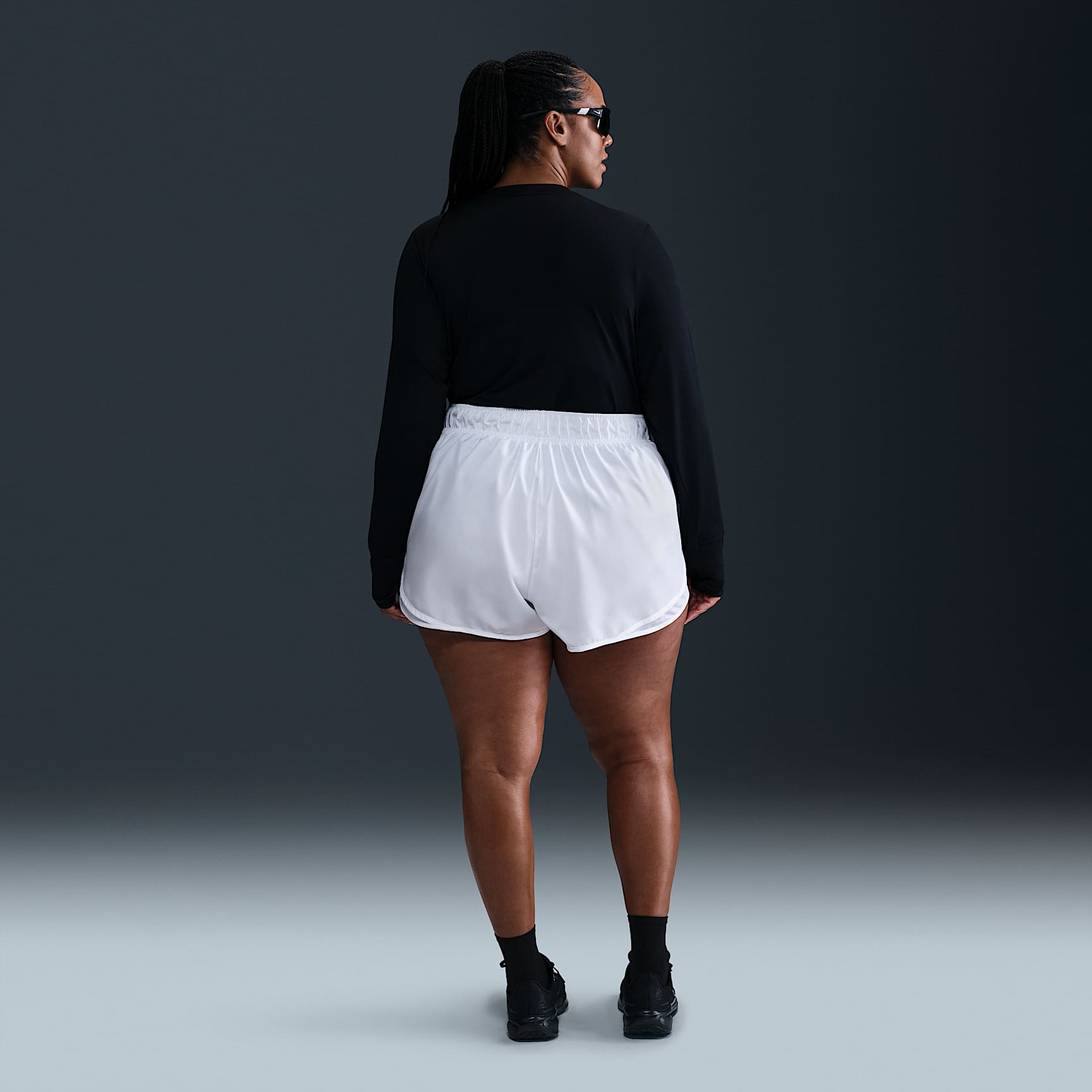 Nike Tempo Women's Dri-FIT Mid-Rise 3" Brief-Lined Running Shorts (Plus Size)