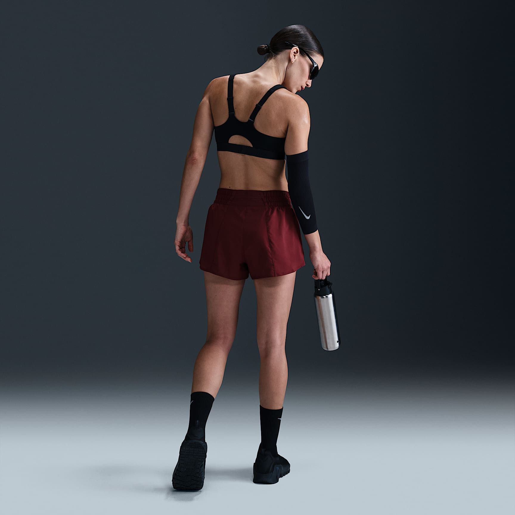 Nike One Women's Dri-FIT Mid-Rise 3" Brief-Lined Shorts