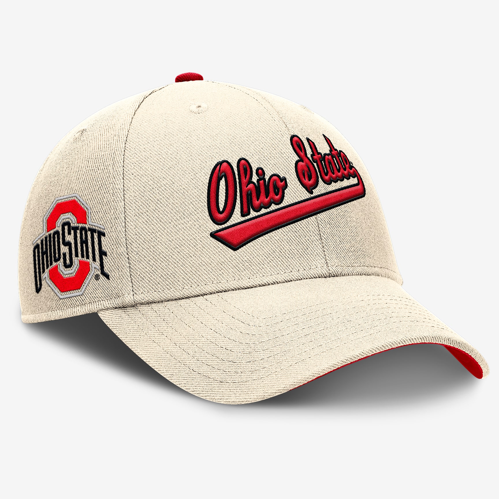 Ohio State Buckeyes Primetime Rise Men's Nike College Adjustable Hat