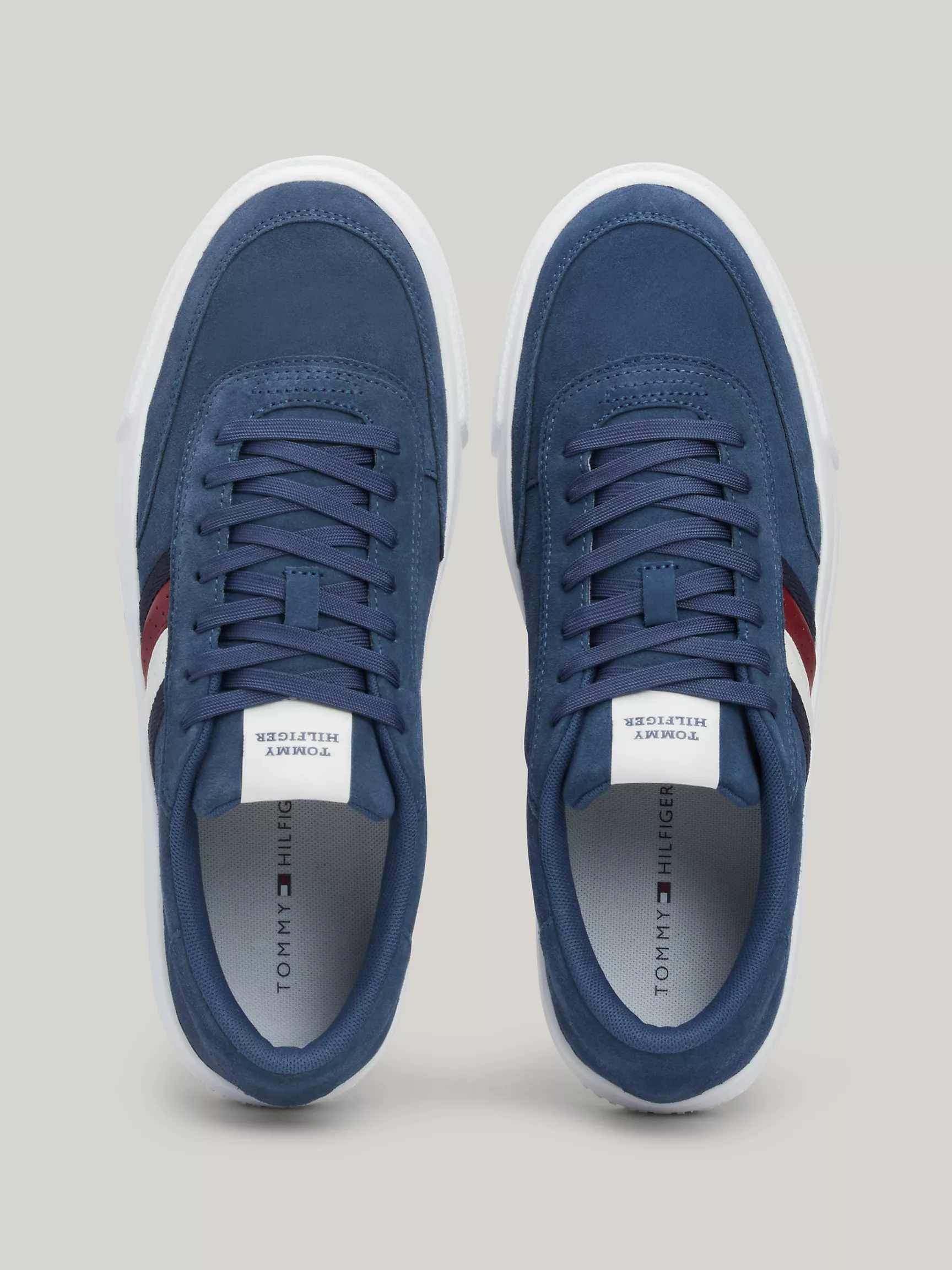 Мужские кроссовки Tommy Hilfiger, Замшевые кеды с фирменными полосками