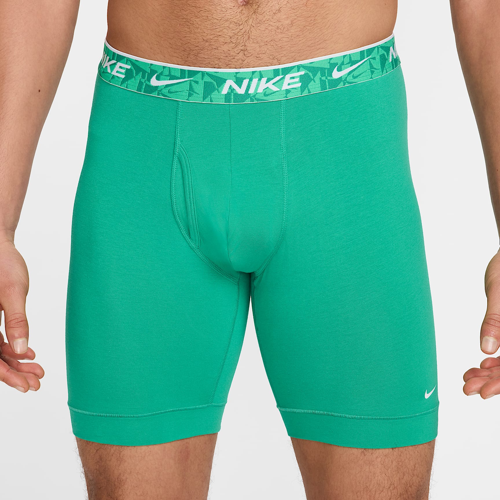 Nike Dri-FIT Essential Cotton Stretch Men's Long Boxer Briefs (3-Pack)