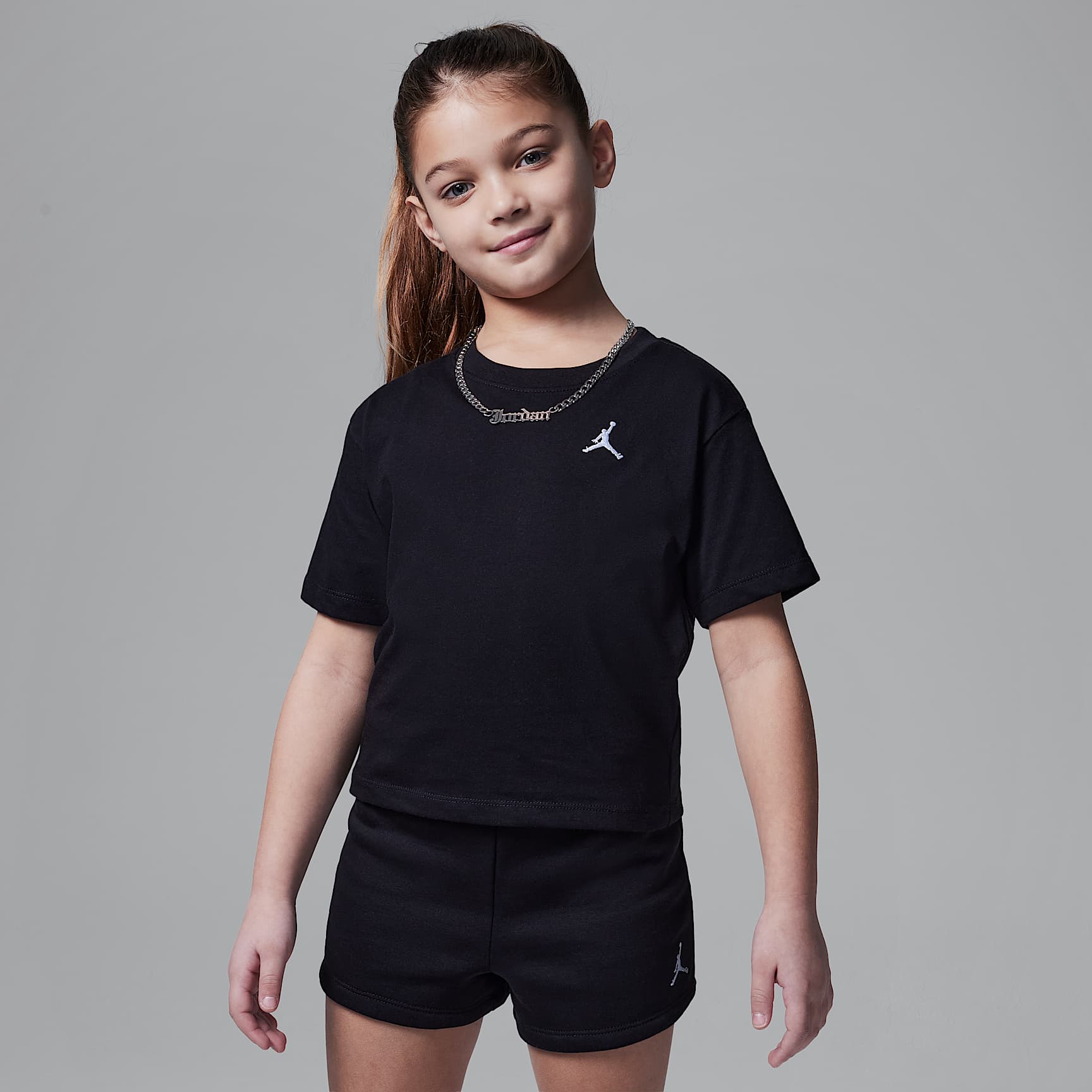 Jordan Brooklyn Essentials Little Kids' 2-Piece Fleece Shorts Set