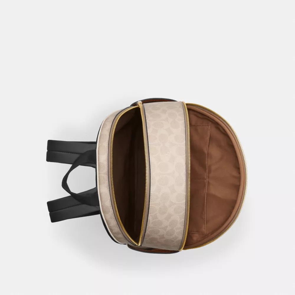 Рюкзак COACH Large Court Backpack In Signature Canvas