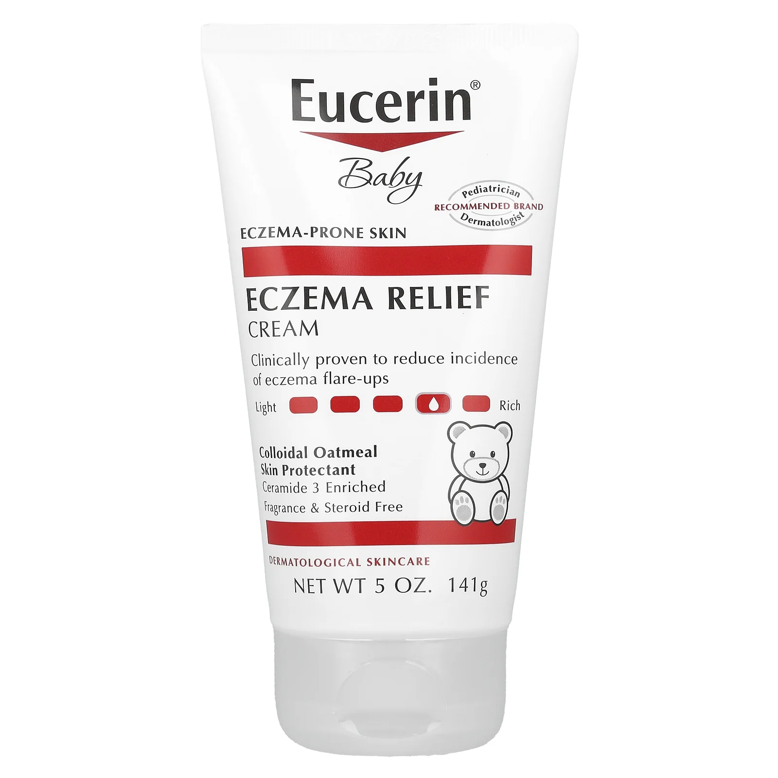 Eucerin, крем от экземы, для детей, 141 г (5 унций)