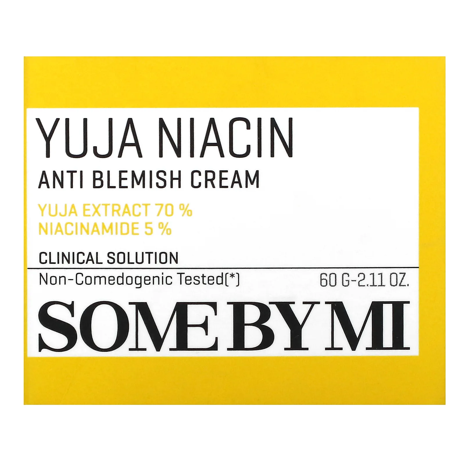 SOME BY MI, Yuja Niacin, крем против высыпаний, 60 г (2,11 унции)