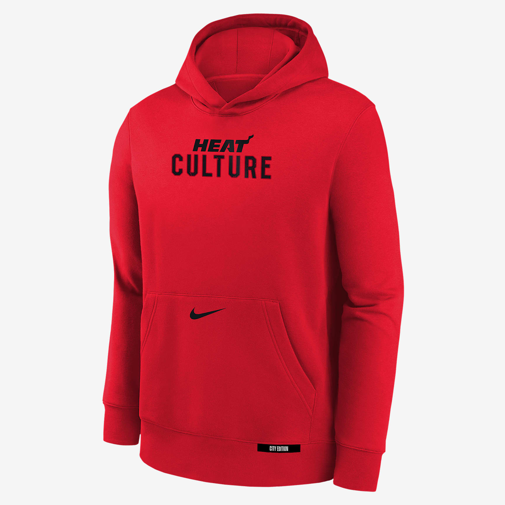 Miami Heat Club City Edition Big Kids' Nike NBA Pullover Hoodie