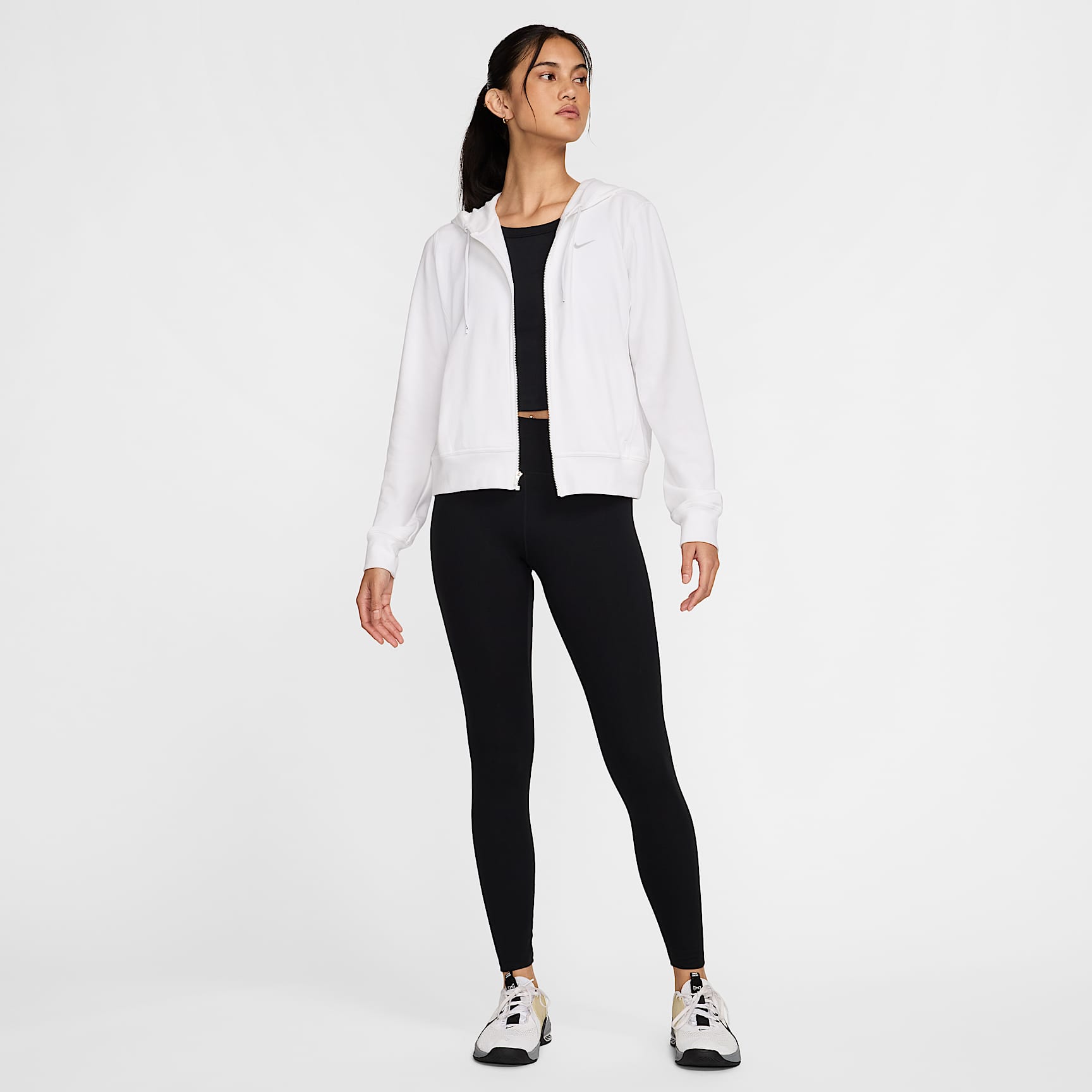 Nike Dri-FIT One Women's Full-Zip French Terry Hoodie