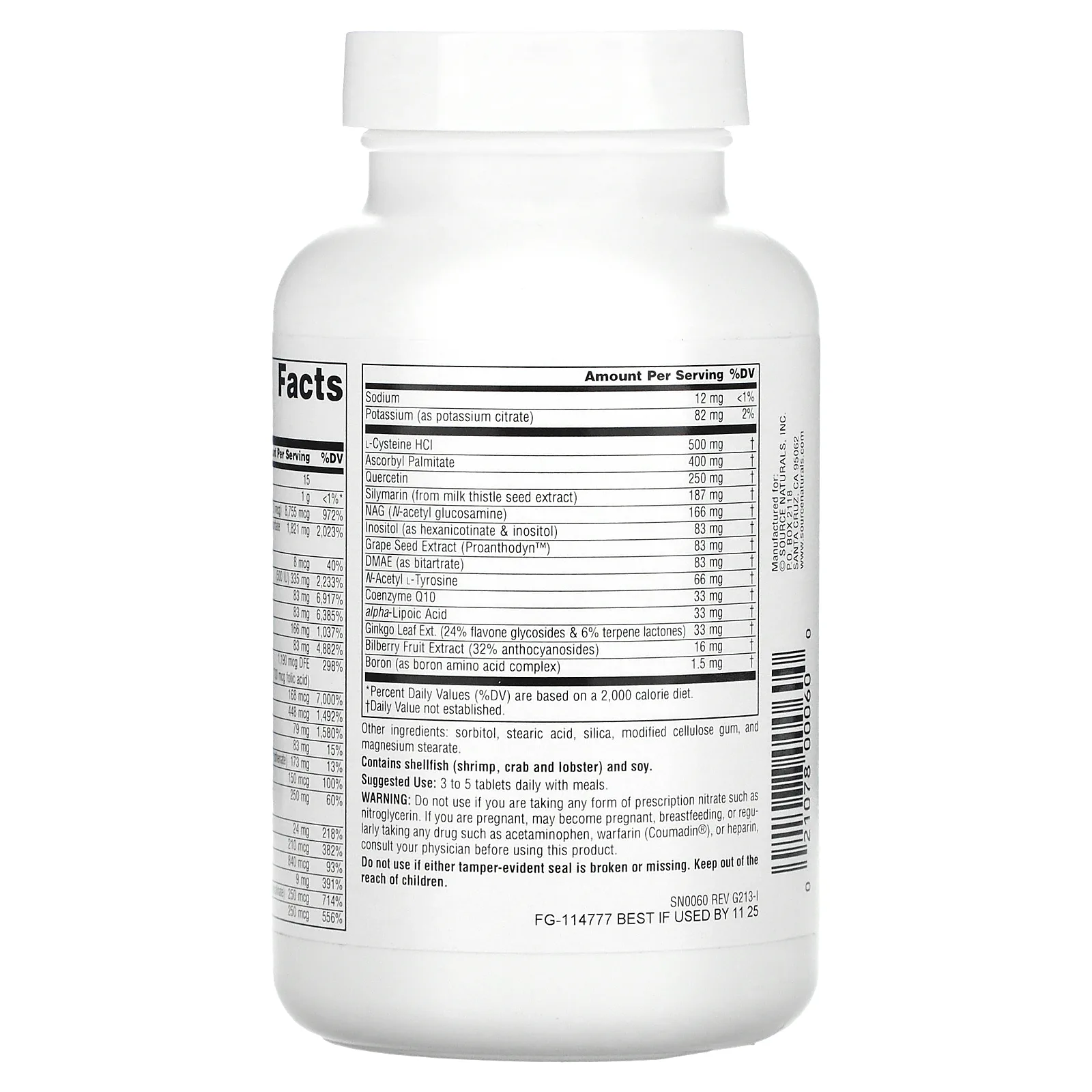 Source Naturals, Elan Vital Multiple, 90 таблеток