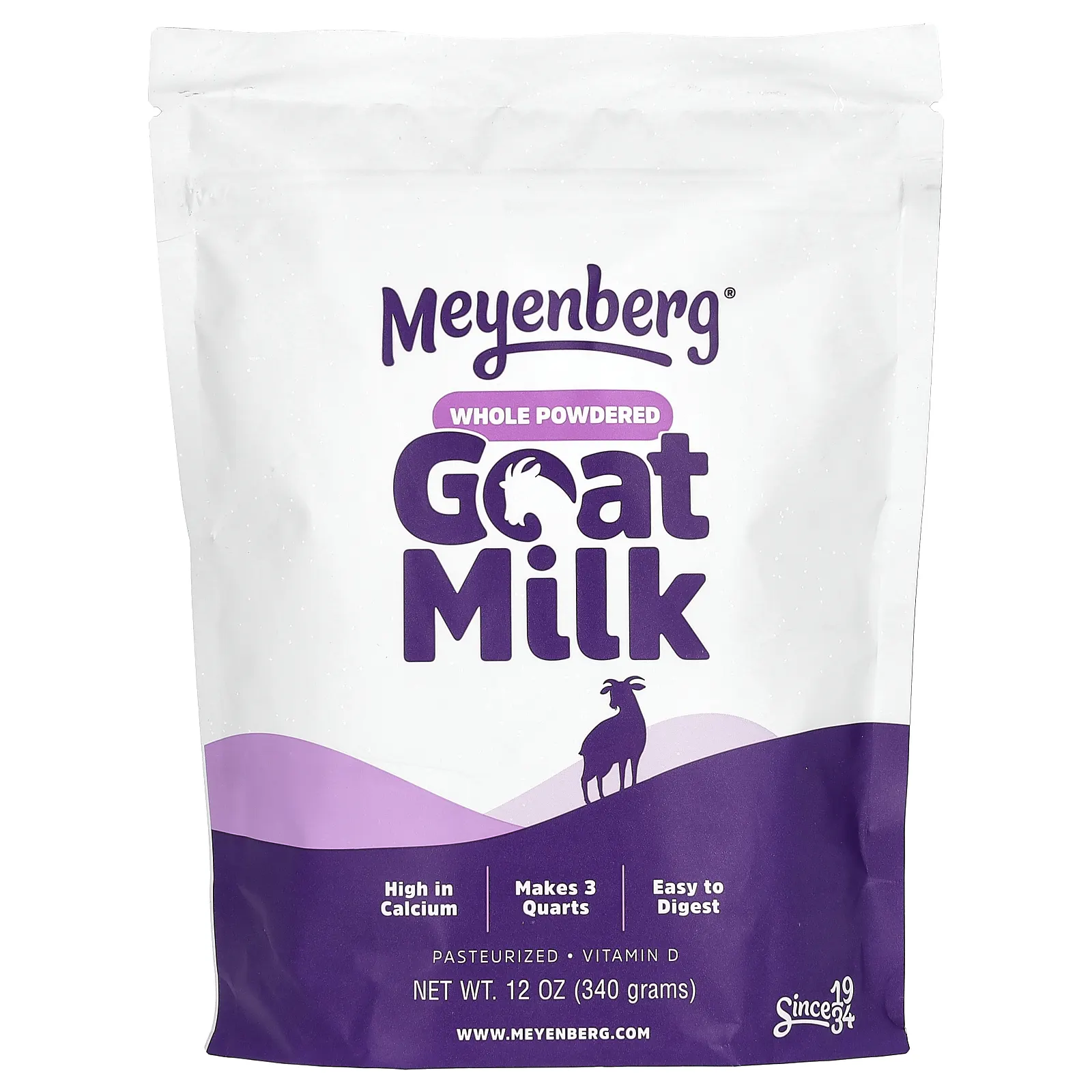 Meyenberg Goat Milk, цельное сухое козье молоко, 340 г (12 унций)