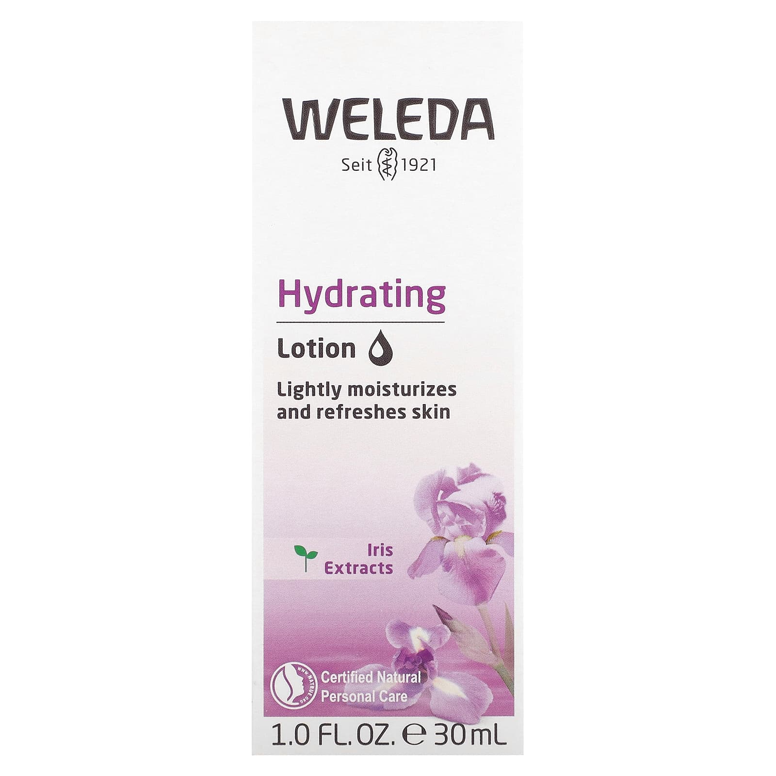 Weleda, Увлажняющий лосьон, экстракты ириса, 30 мл (1 жидк. Унция)