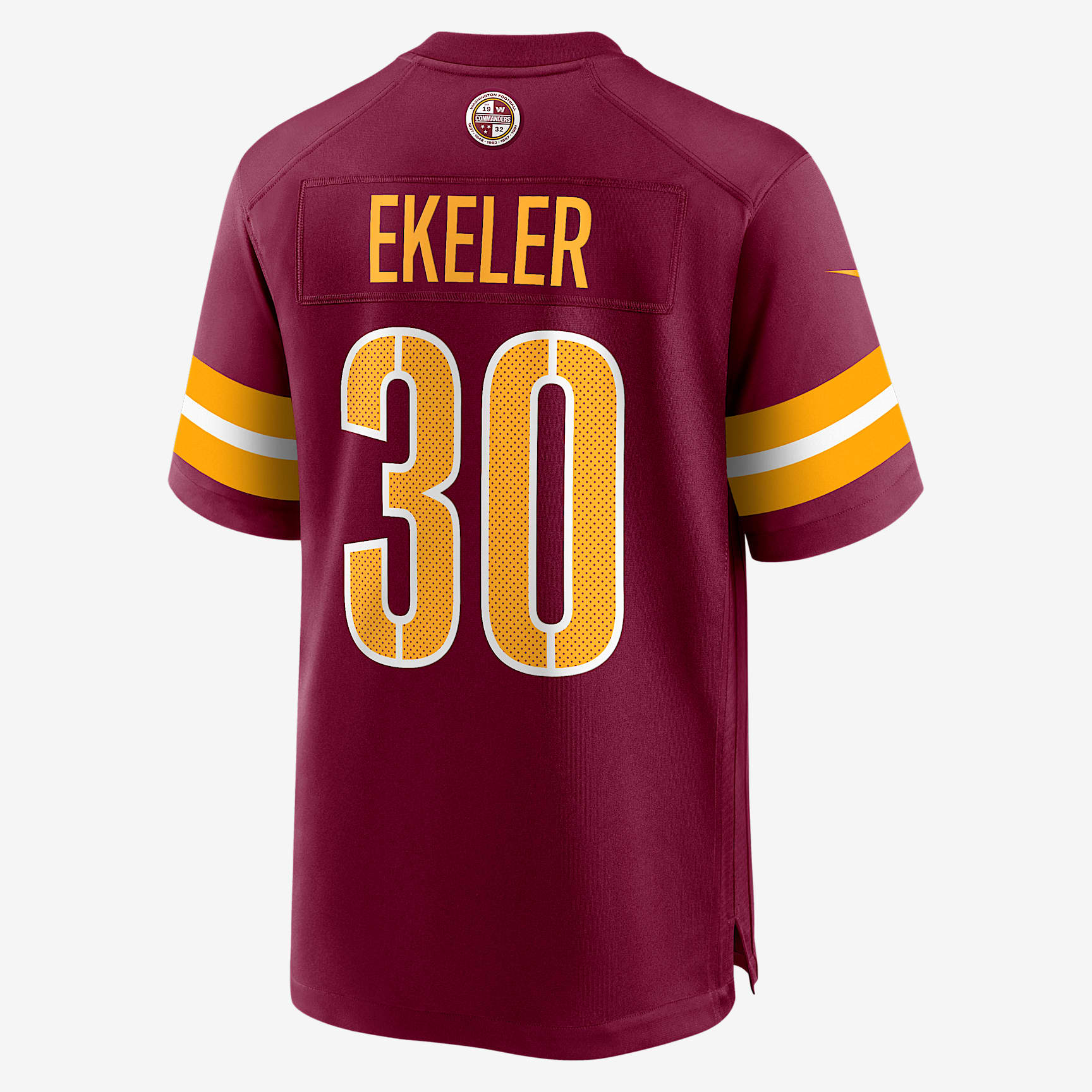 Austin Ekeler Washington Commanders Men's Nike NFL Game Football Jersey