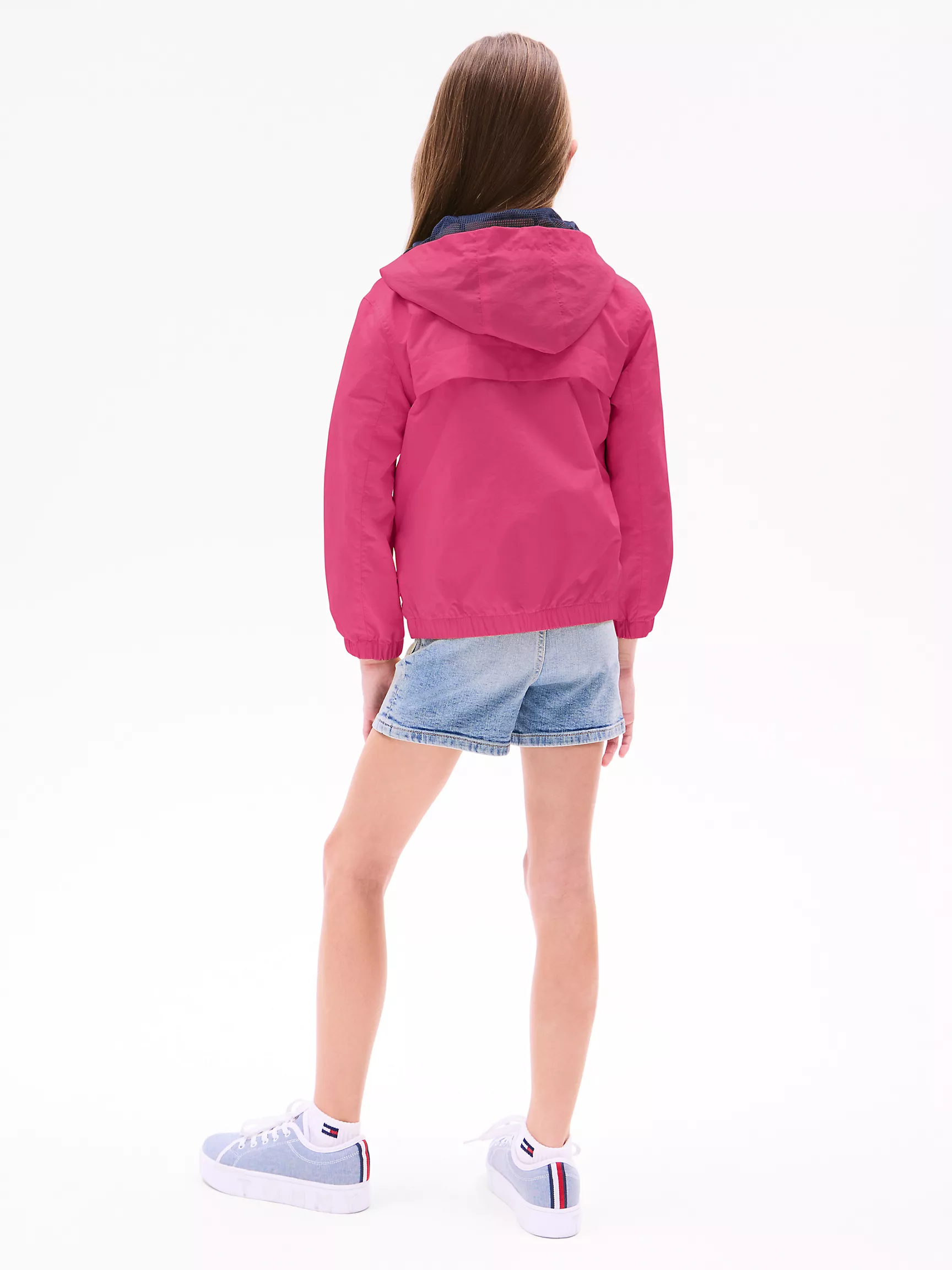 Куртка для девочки Tommy Hilfiger, Детская ветровка Chicago с капюшоном