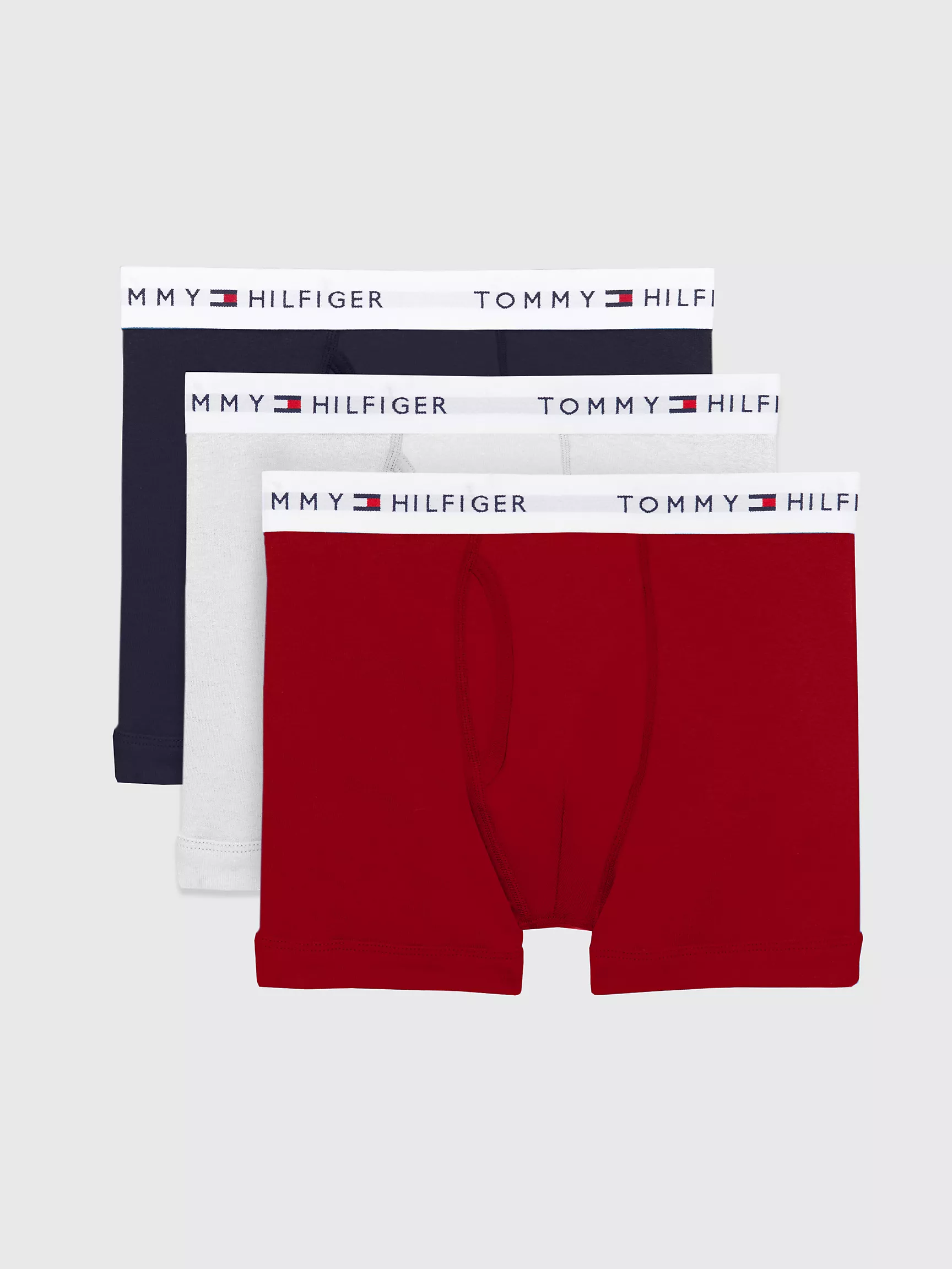Мужское нижнее белье Tommy Hilfiger, Классические хлопковые трусы-боксёры (набор 3 шт.)