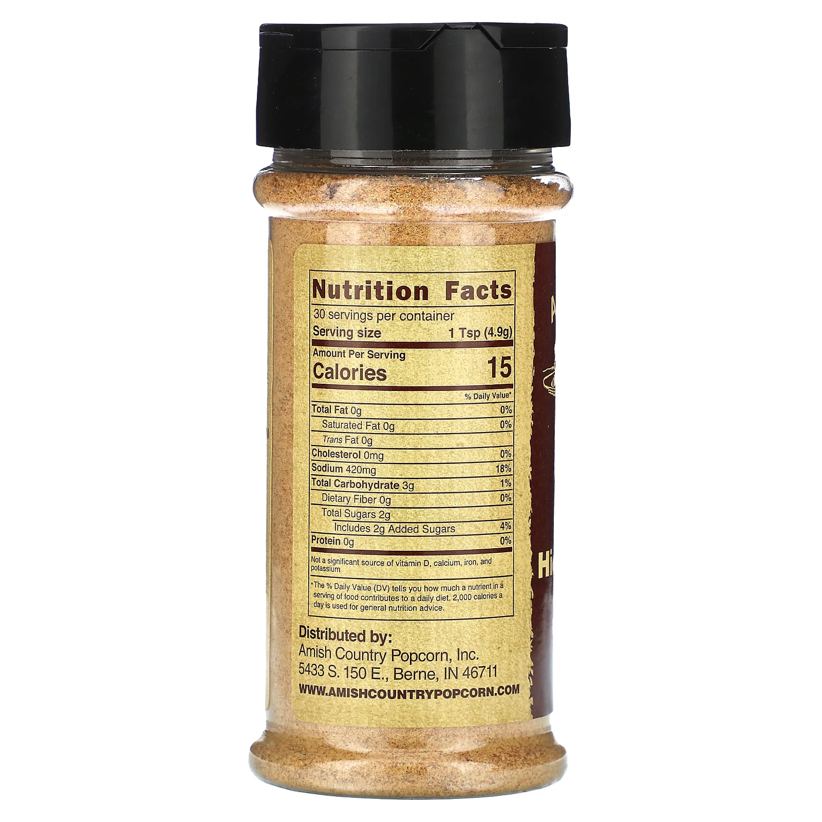 Amish Country Popcorn, Попкорн, барбекю из гикори, 148 г (5,25 унции)