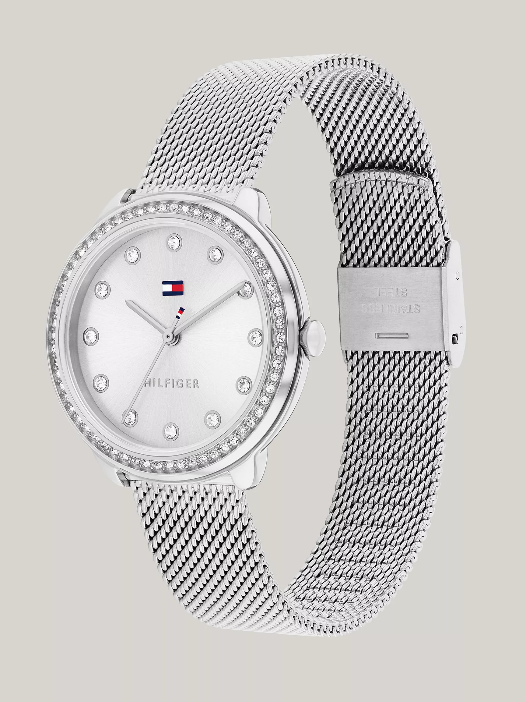 Женские часы Tommy Hilfiger, Часы 32 мм из нержавеющей стали с плетеным браслетом